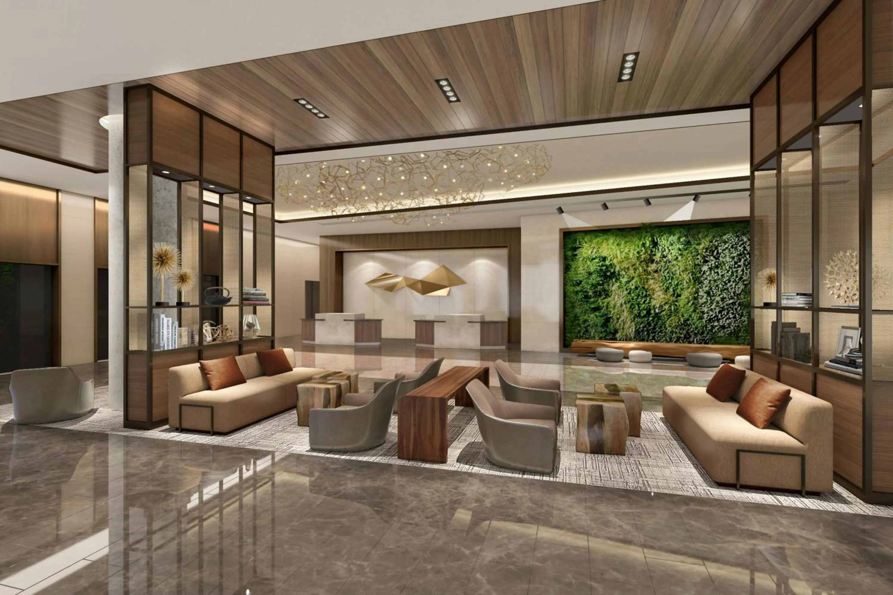 Lobby or reception in The Westin Flushing LaGuardia Airport