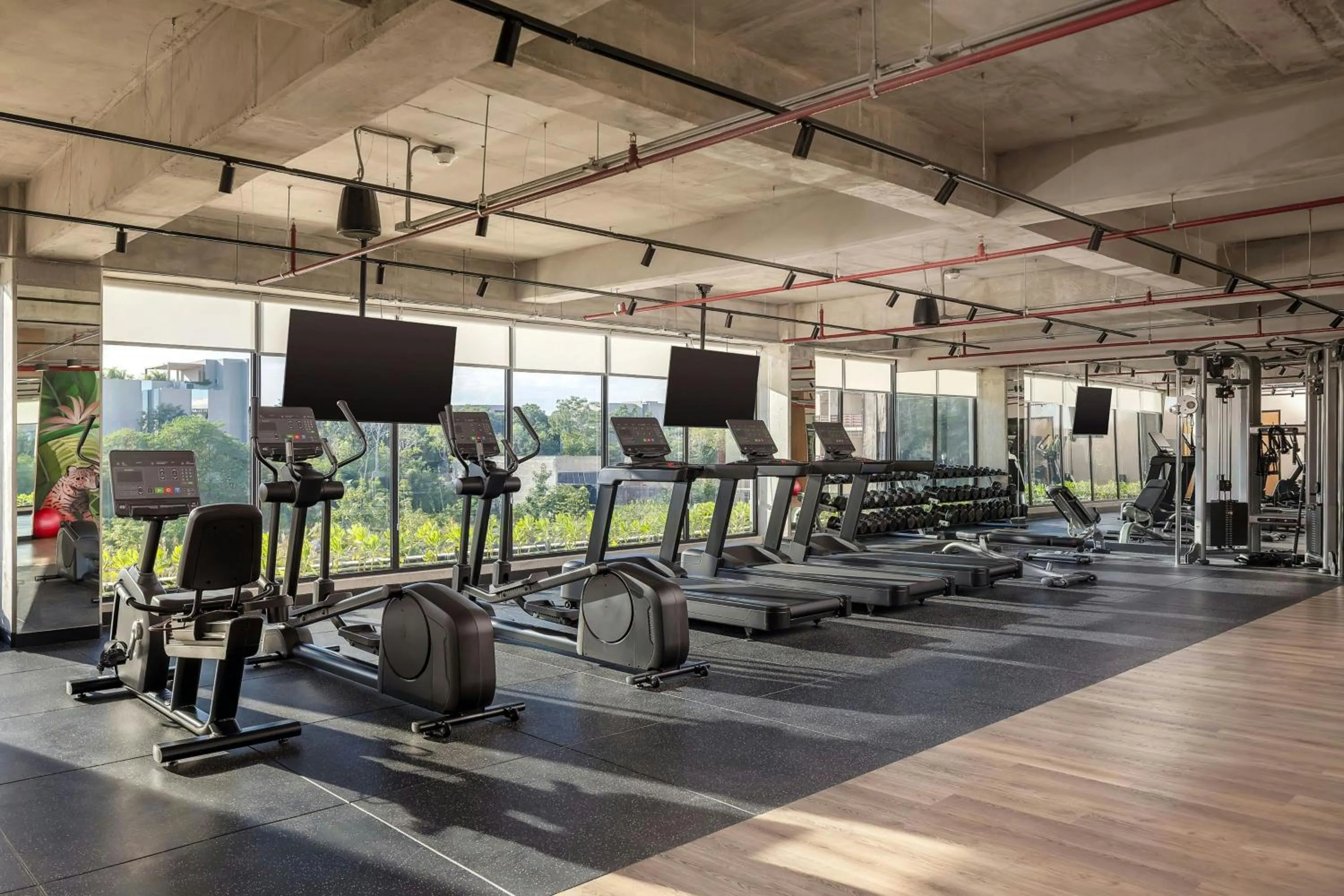 Fitness centre/facilities in Moxy Tulum