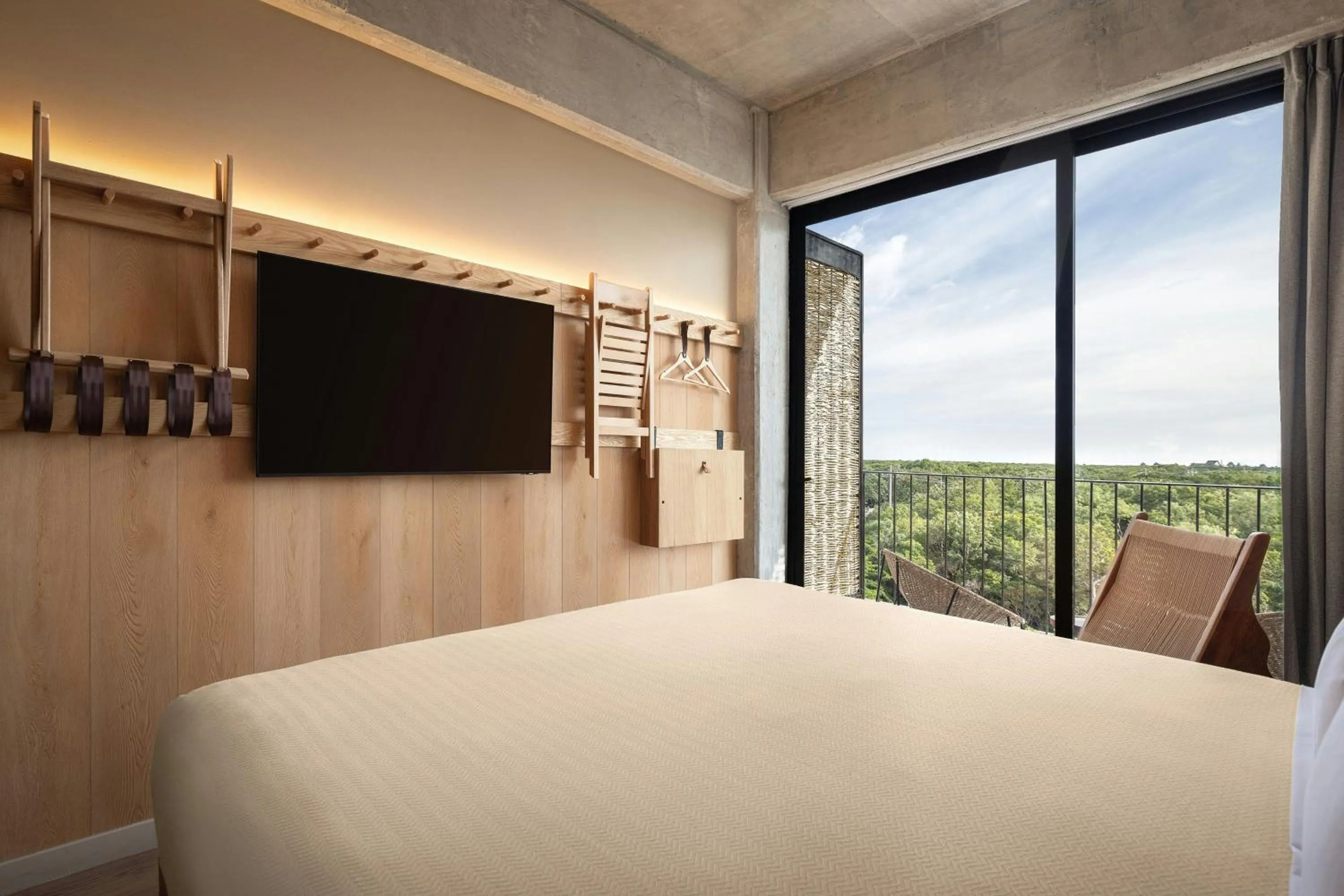 Photo of the whole room in Moxy Tulum