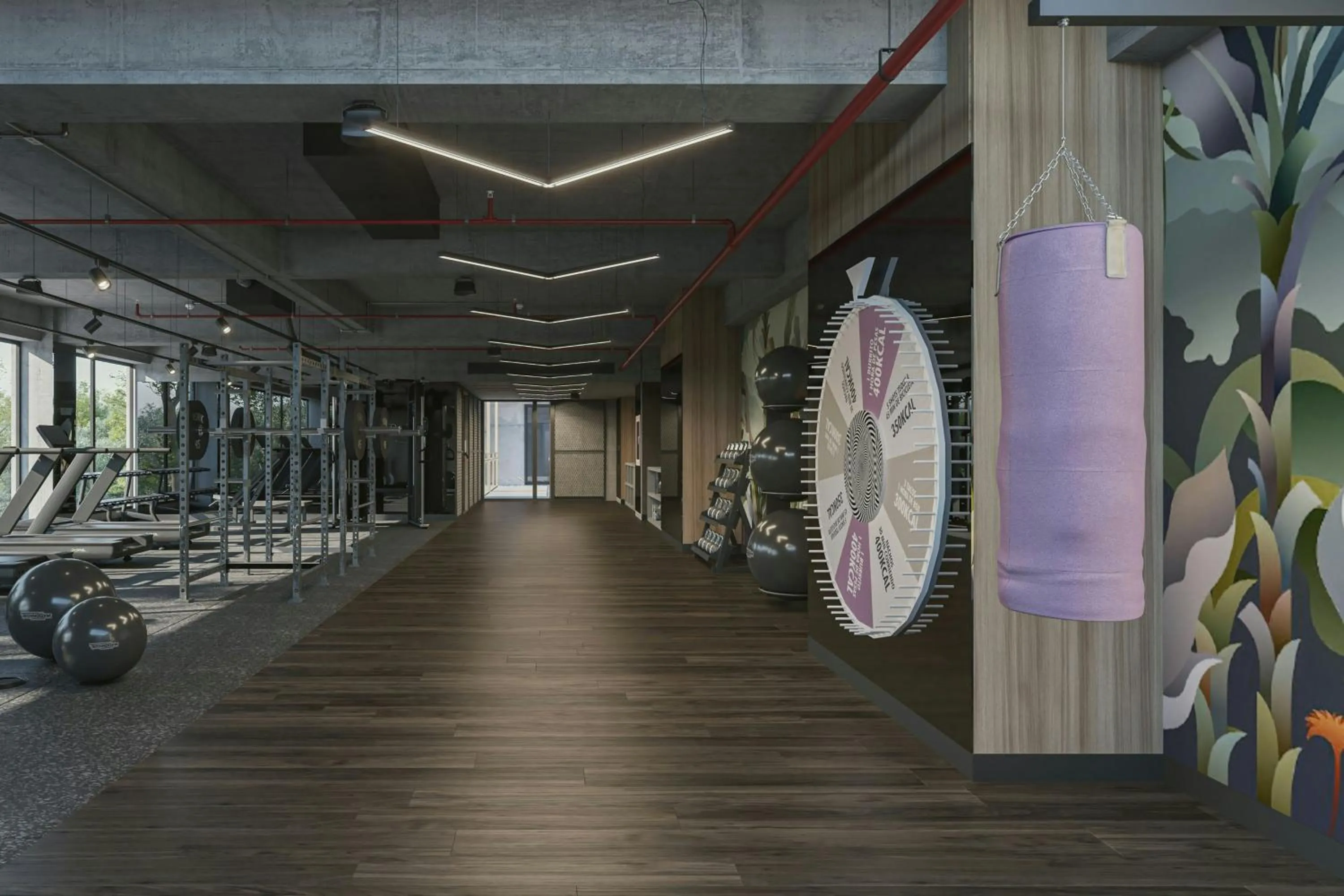 Fitness centre/facilities in Moxy Tulum