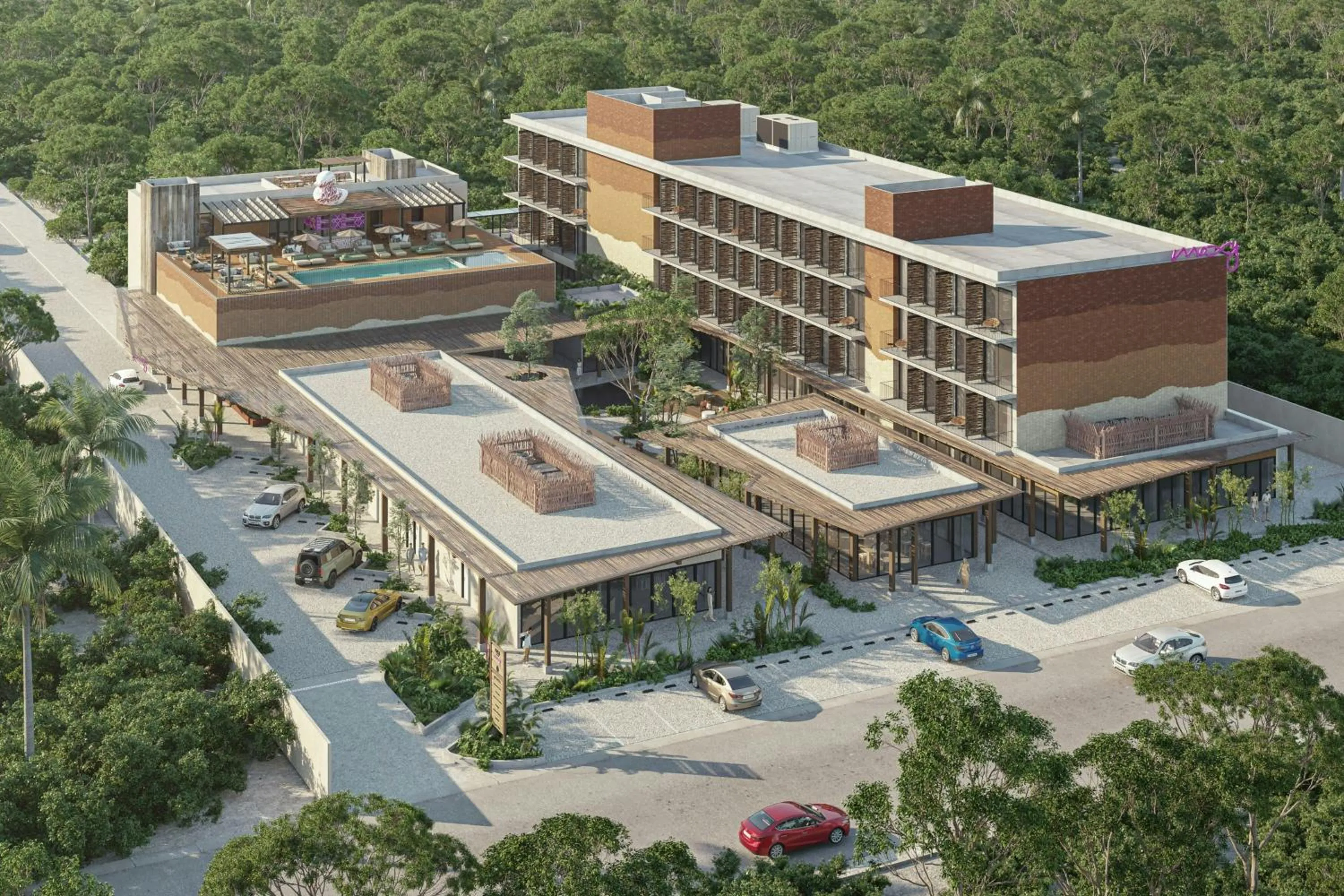 Property building in Moxy Tulum