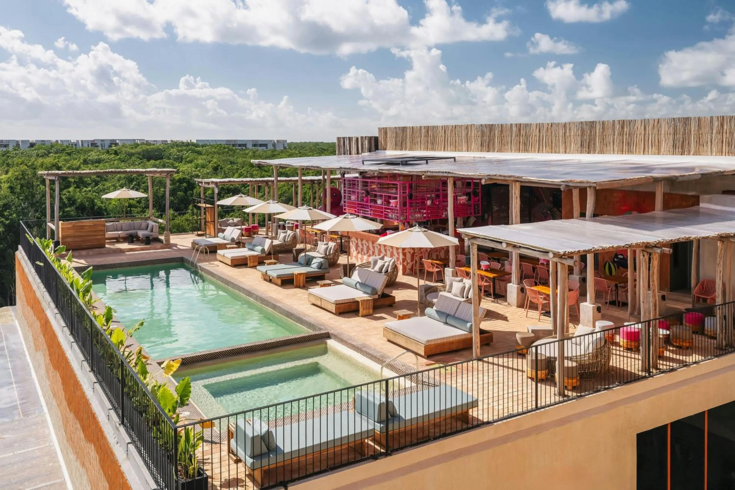 Swimming pool in Moxy Tulum