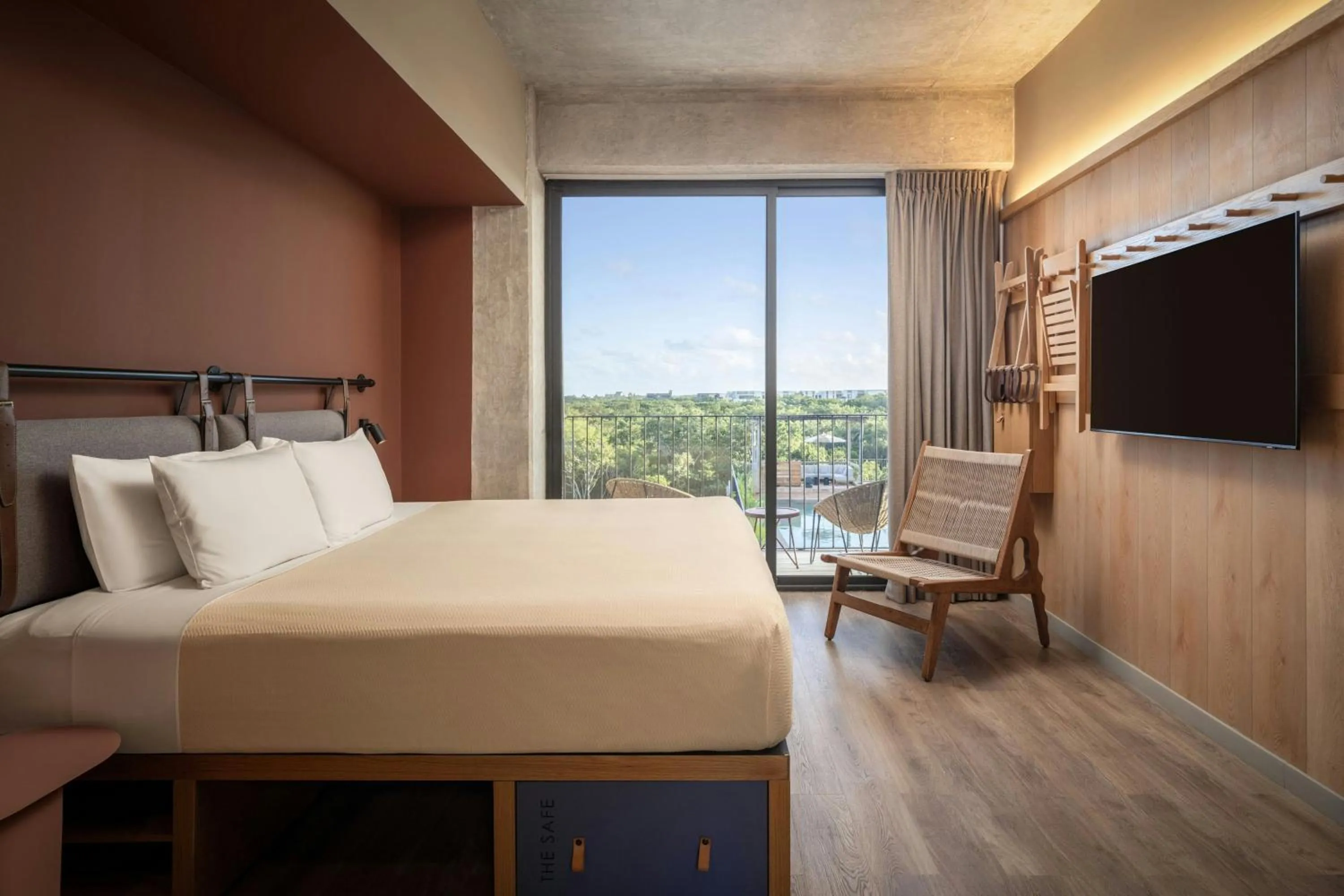 Photo of the whole room, Bed in Moxy Tulum