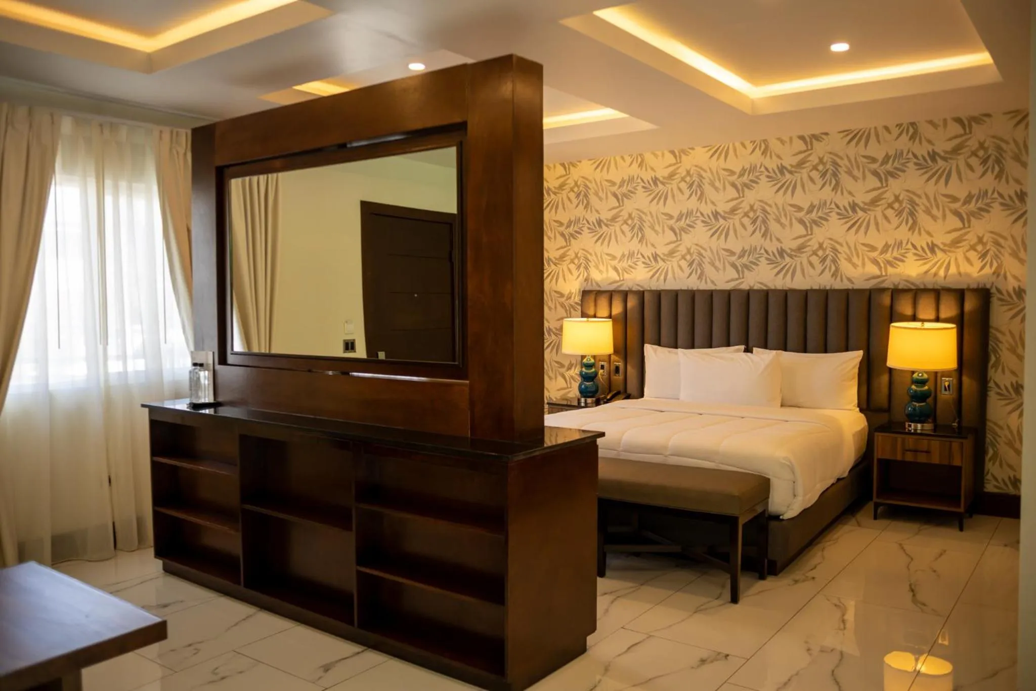 Bed in Hotel Hacienda Aguacaliente