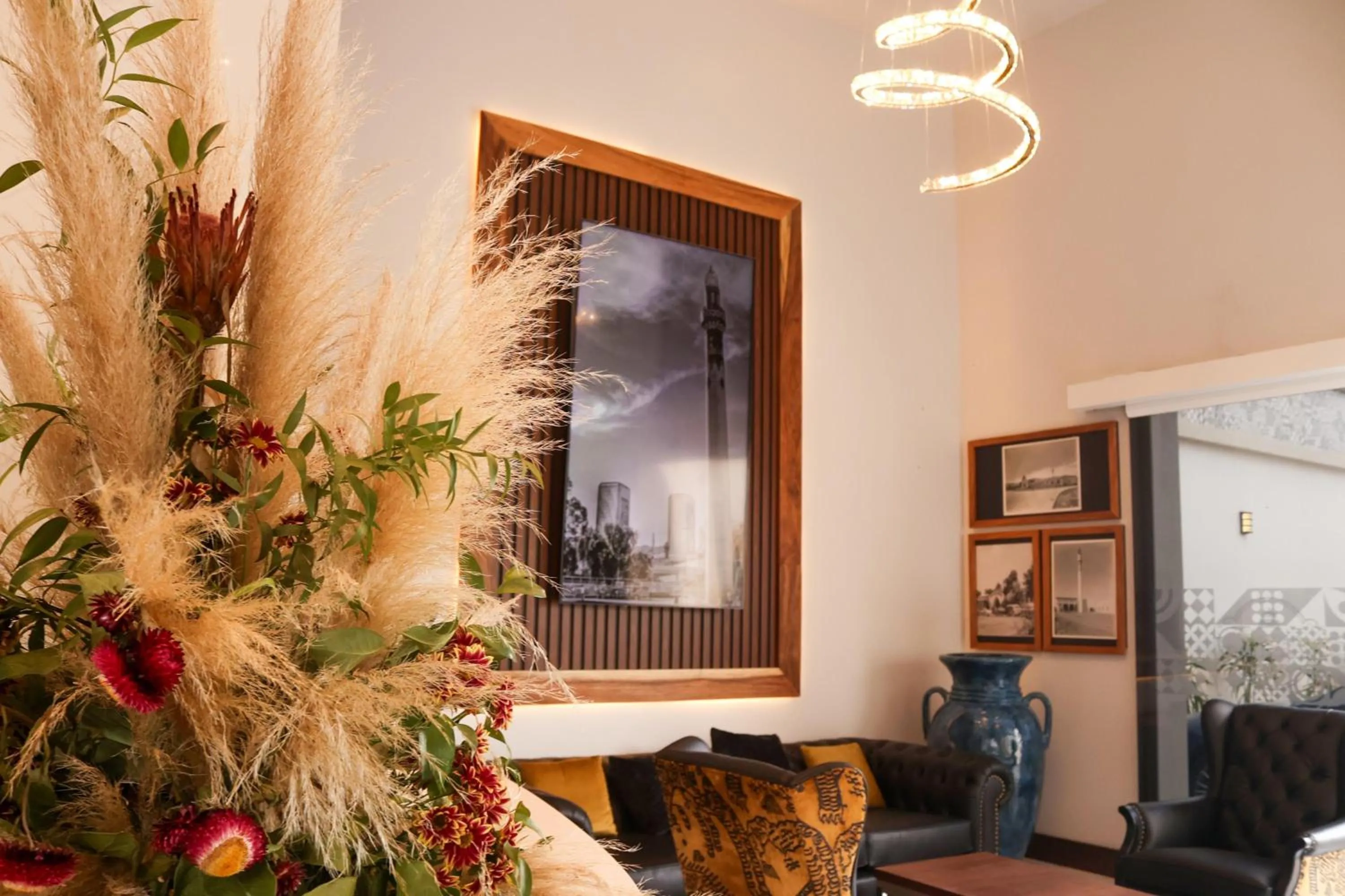 Lobby or reception in Hotel Hacienda Aguacaliente