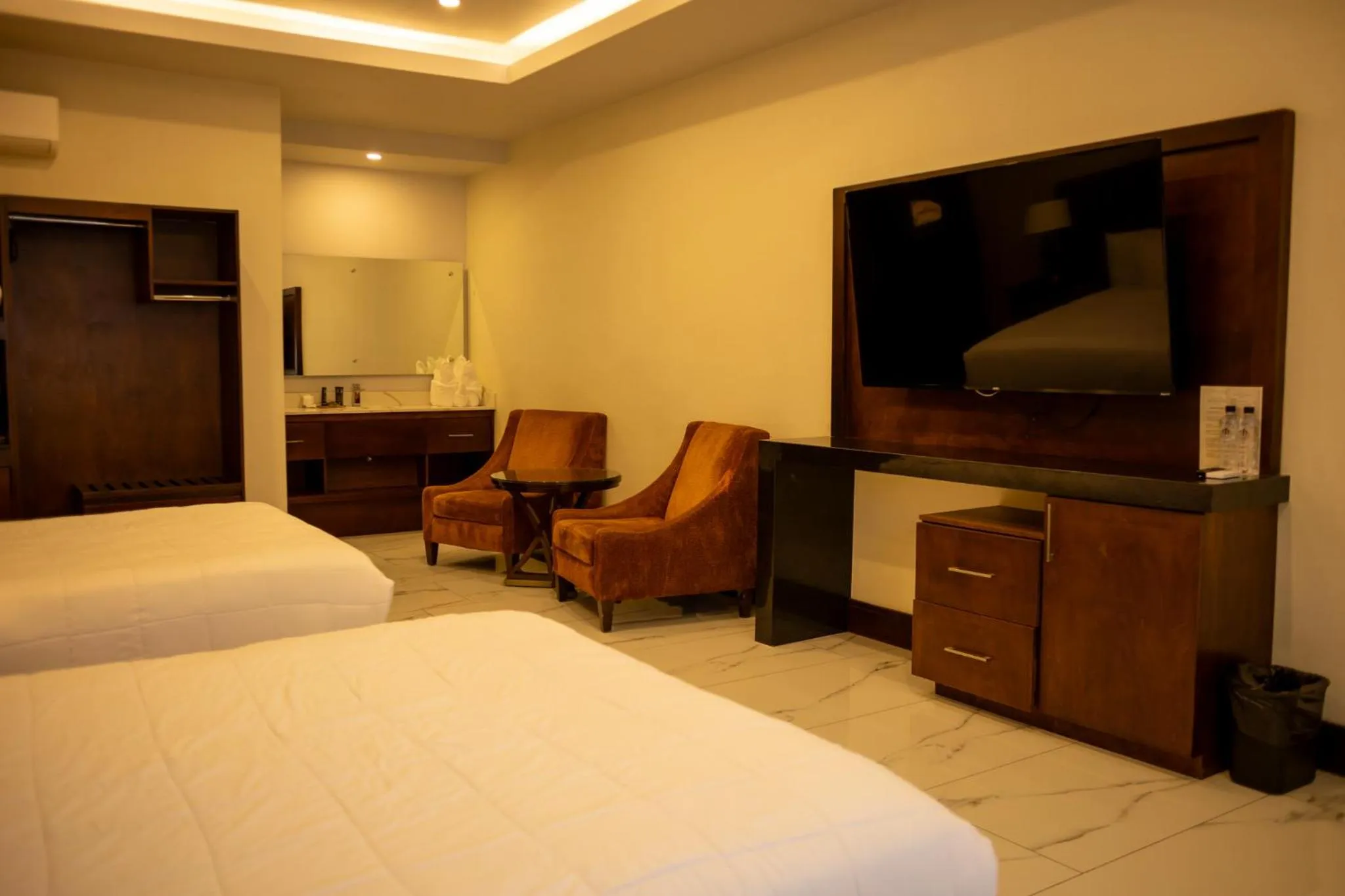 Bed in Hotel Hacienda Aguacaliente