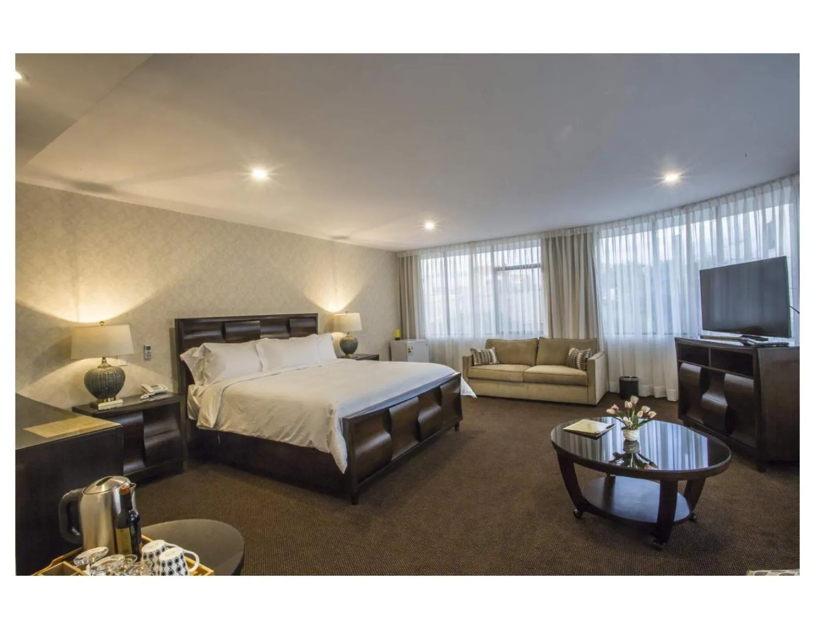 Bed in ROLES Hotel