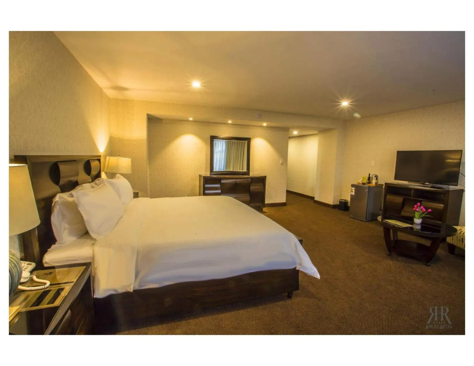Bed in ROLES Hotel