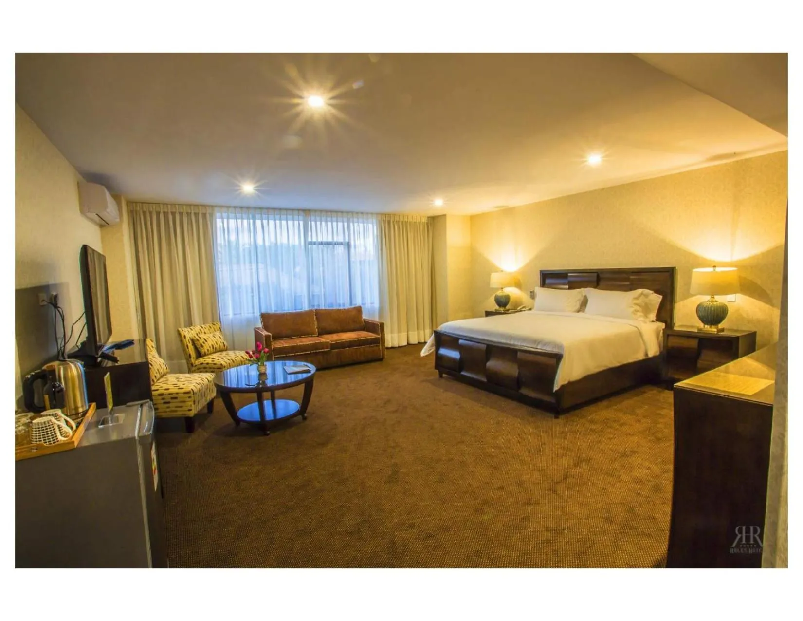 Bed in ROLES Hotel