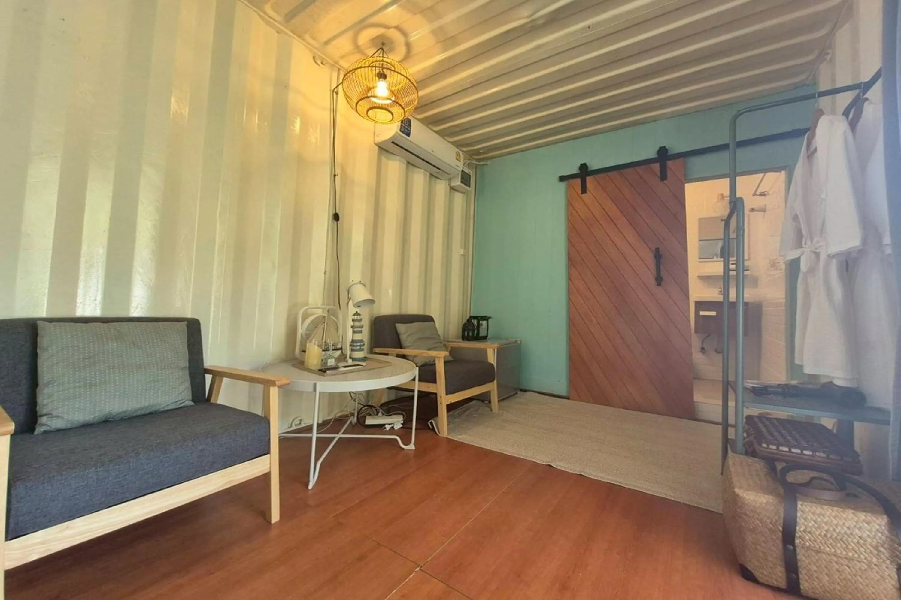 Living room in NaNine Glamping