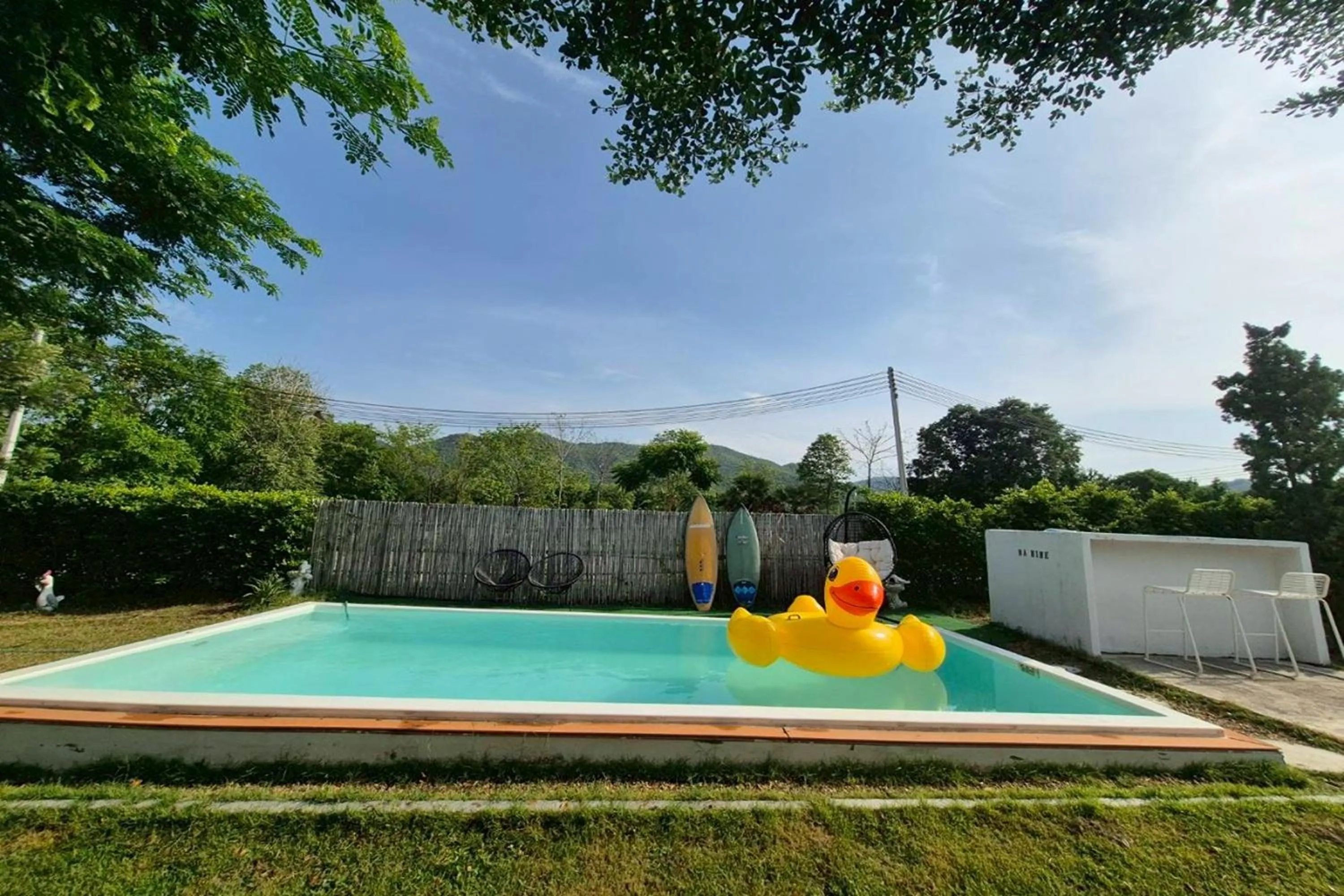 Swimming pool in NaNine Glamping