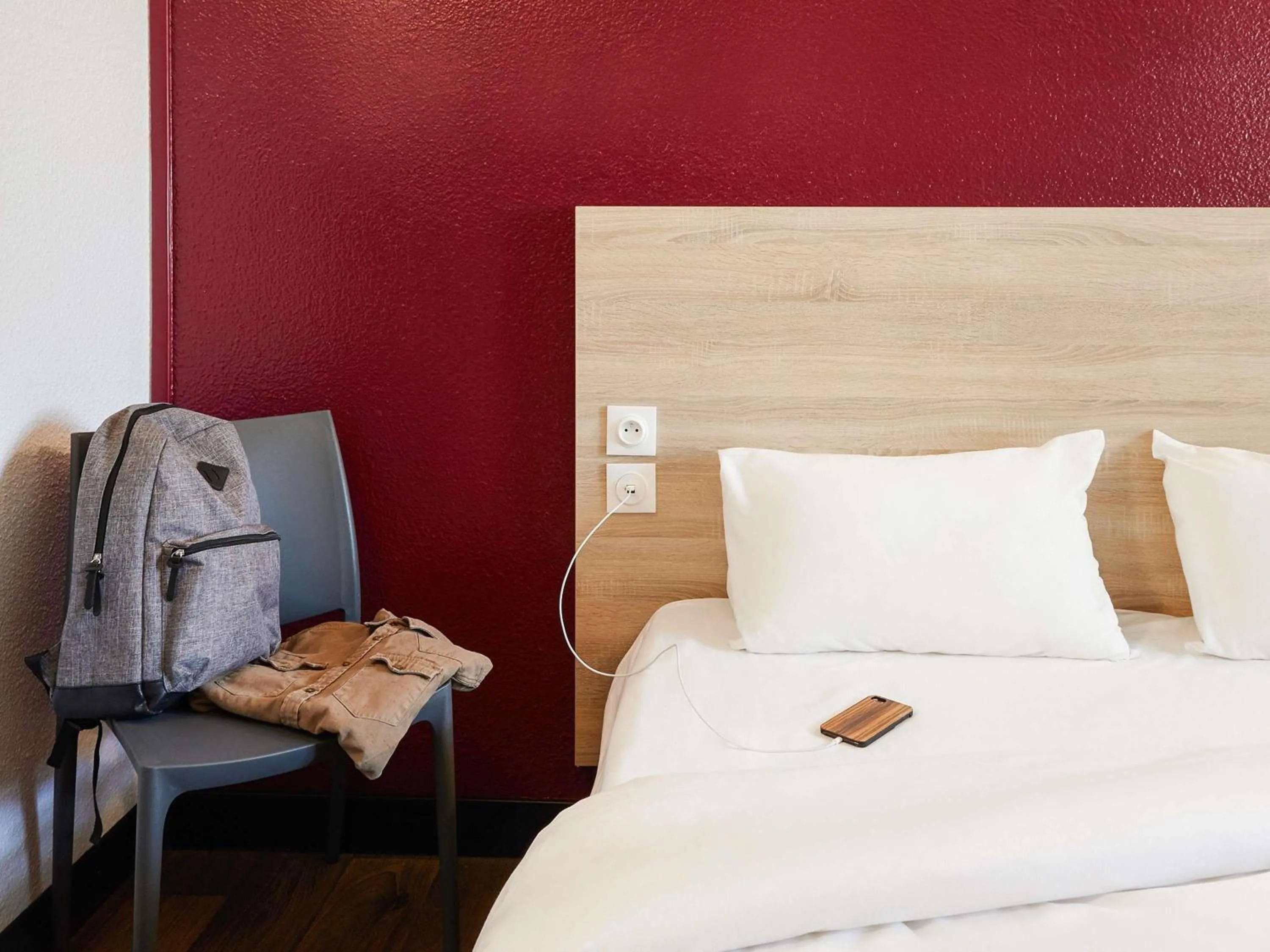 Bedroom, Bed in hotelF1 Bordeaux Ville