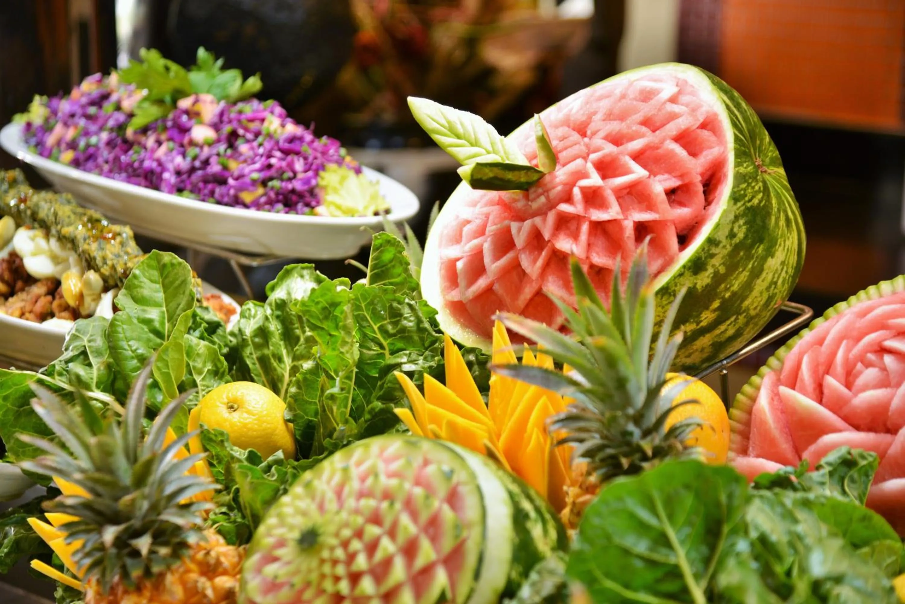 Buffet breakfast in Cresta Oasis Hotel