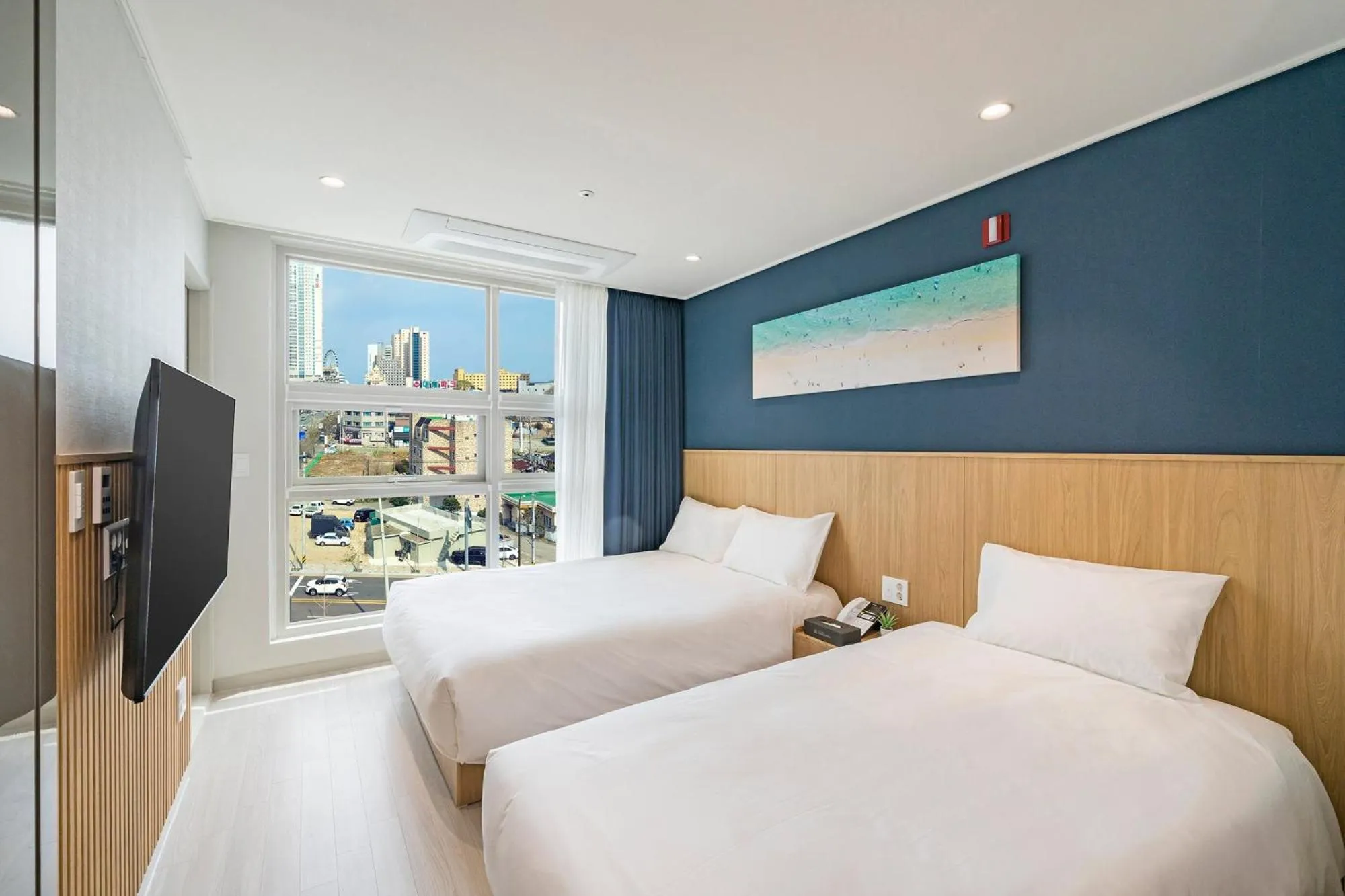 Bed in Sokcho Mari Vista Hotel