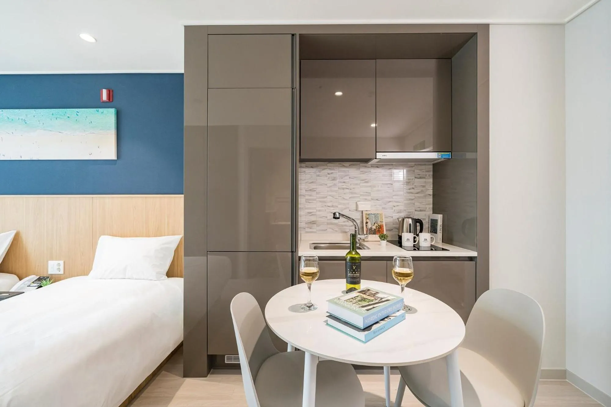 Bed in Sokcho Mari Vista Hotel