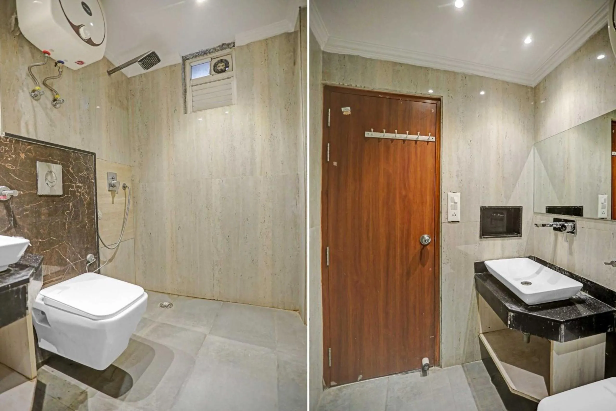 Bathroom in Hotel O by OYO Euro Near IGI Airport