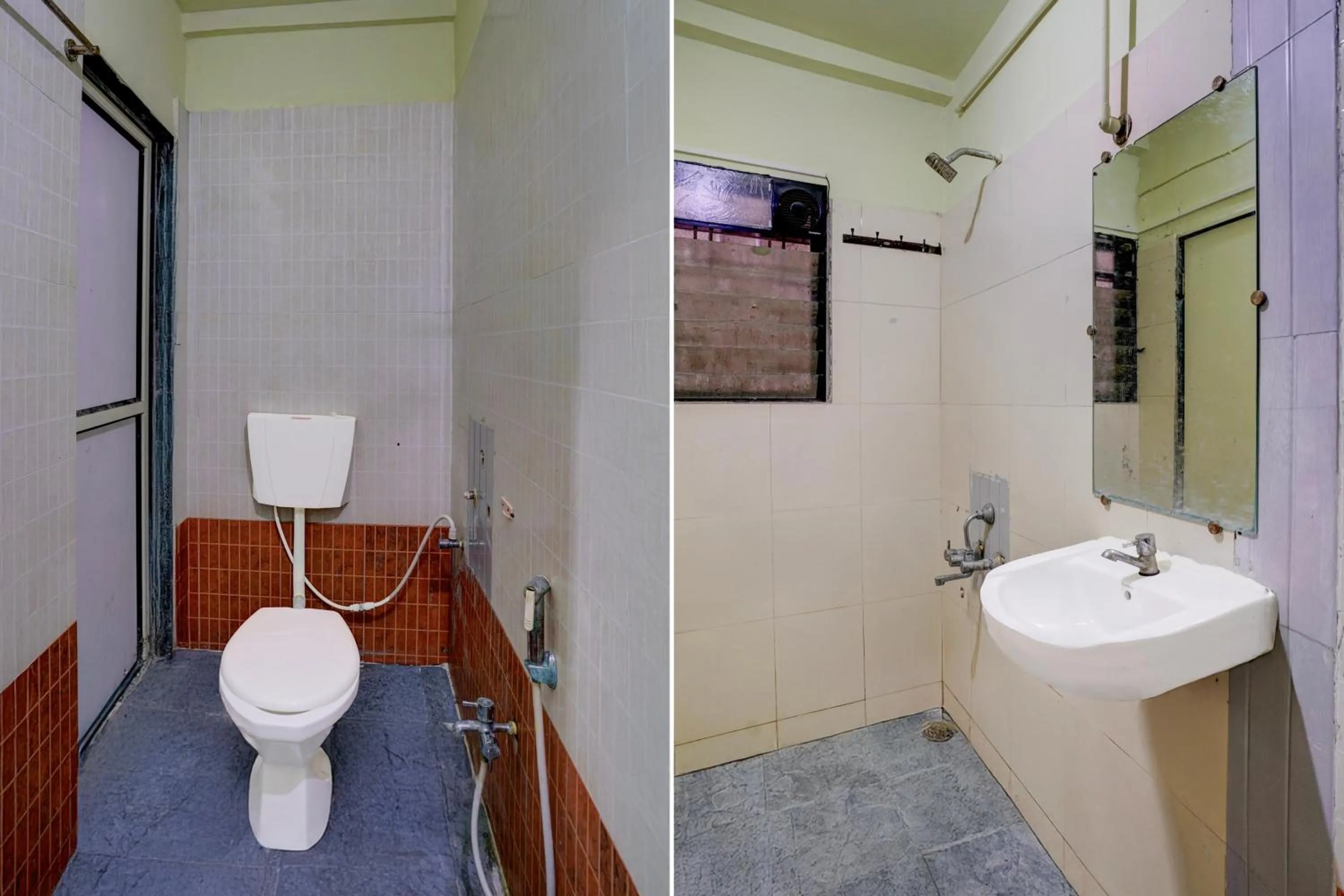 Bathroom in Hotel O Sainagar Shirdi Railway Junction Formerly Sai Vyankatesh Residency