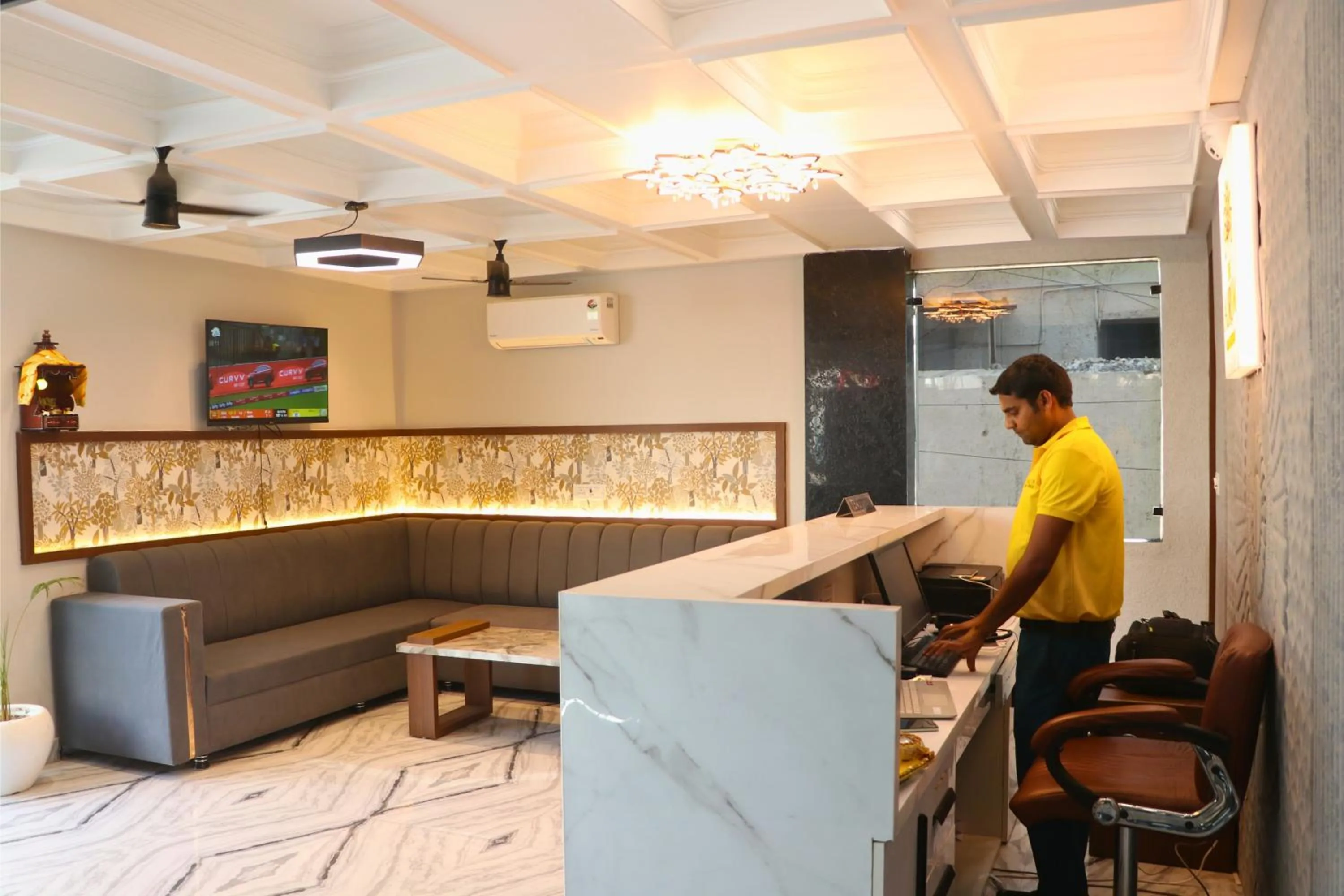 Lobby or reception in The Aurum Park Haridwar