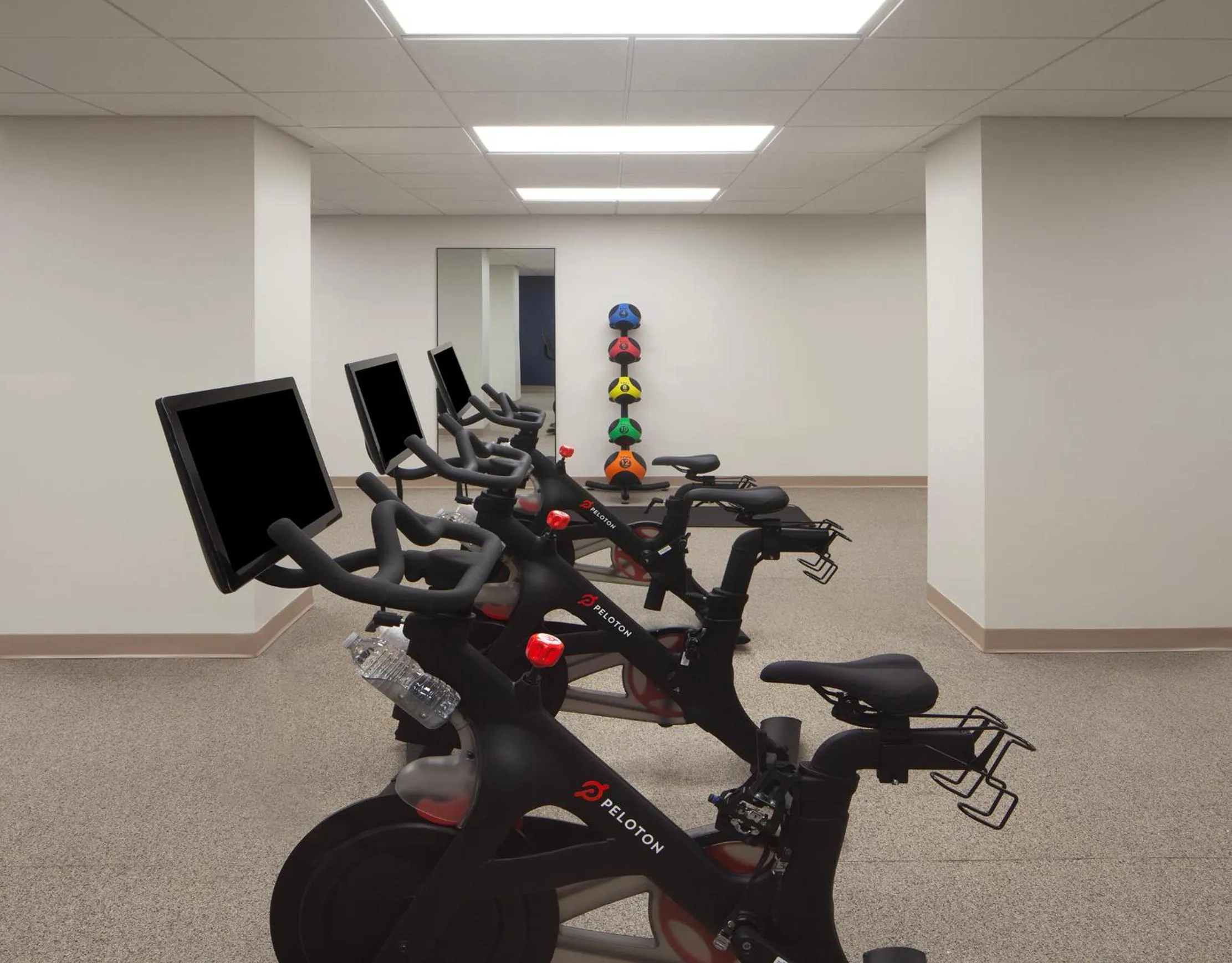 Fitness centre/facilities in Hotel Royer Urbana Champaign, Tapestry Collection by Hilton