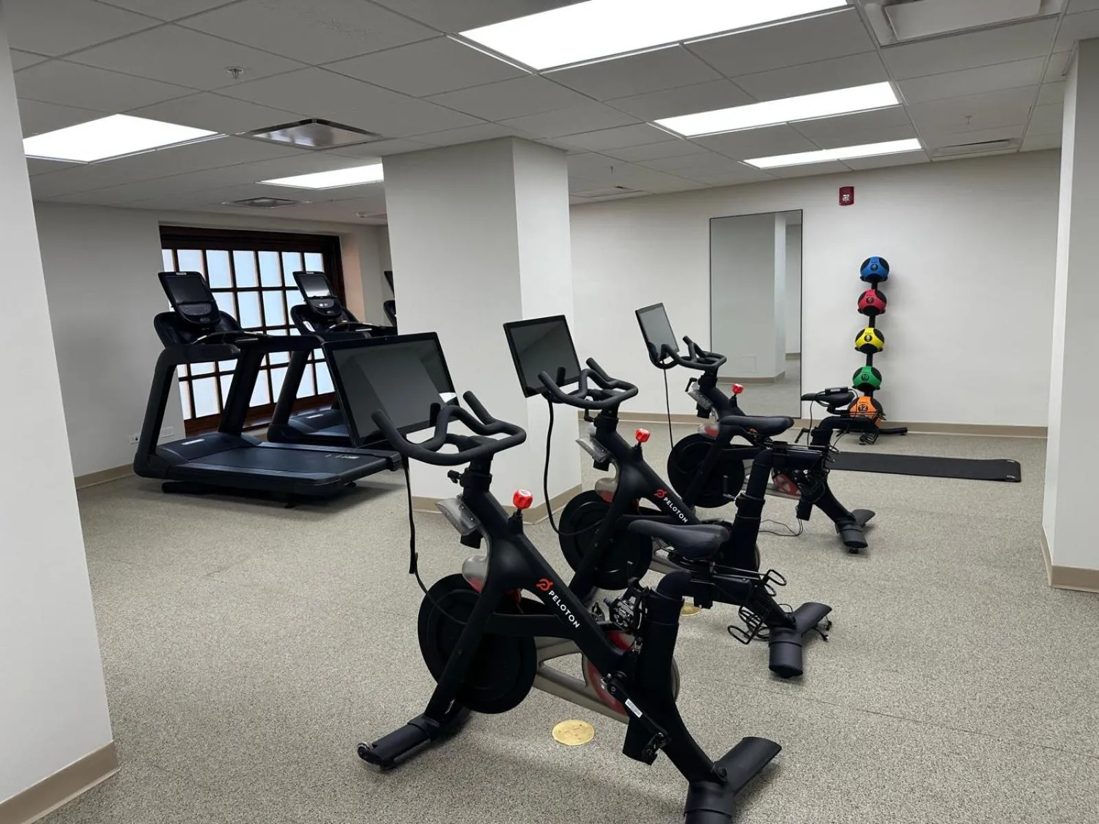 Fitness centre/facilities in Hotel Royer Urbana Champaign, Tapestry Collection by Hilton