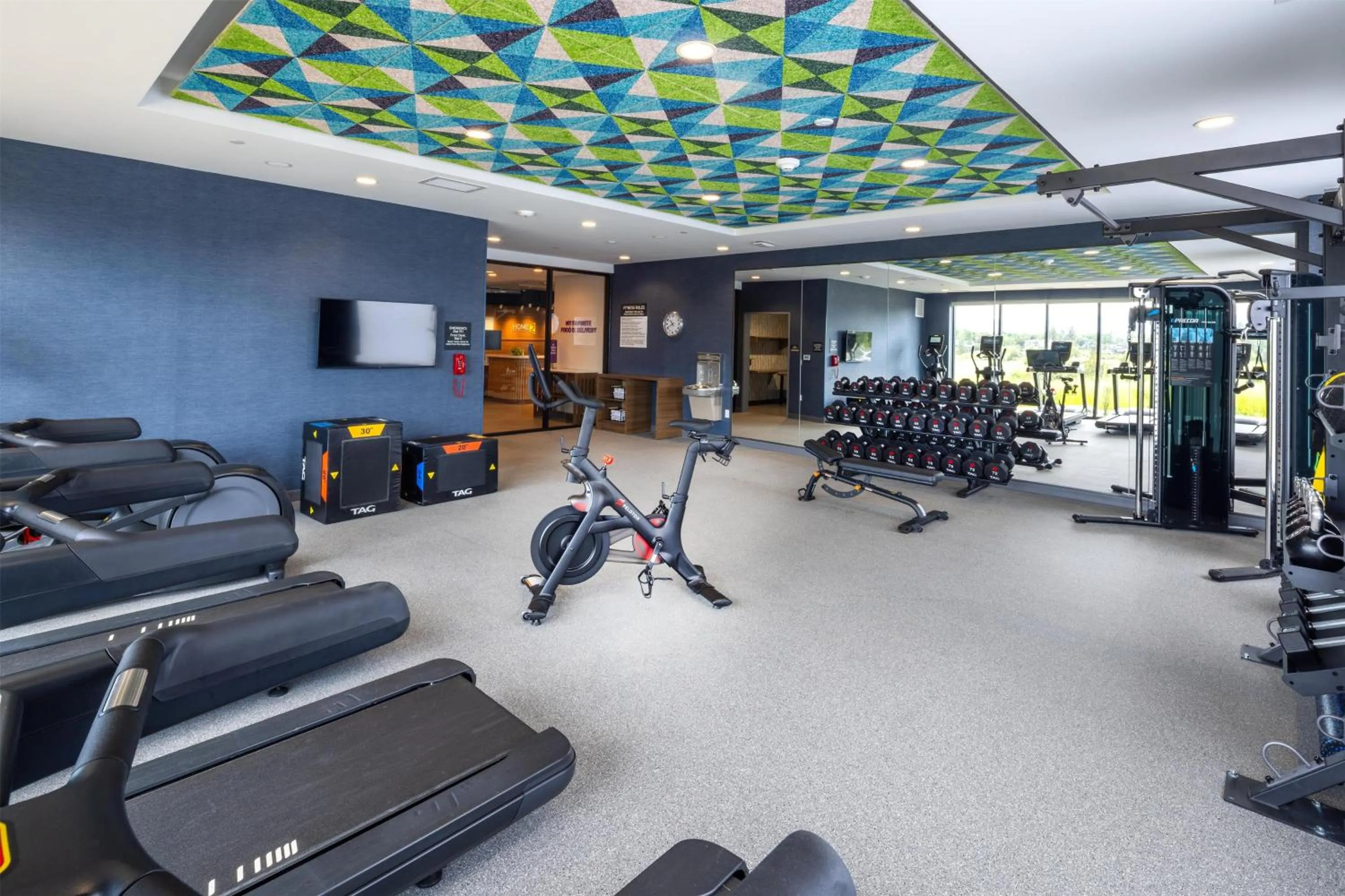 Fitness centre/facilities in Home2 Suites By Hilton Kalispell, Mt