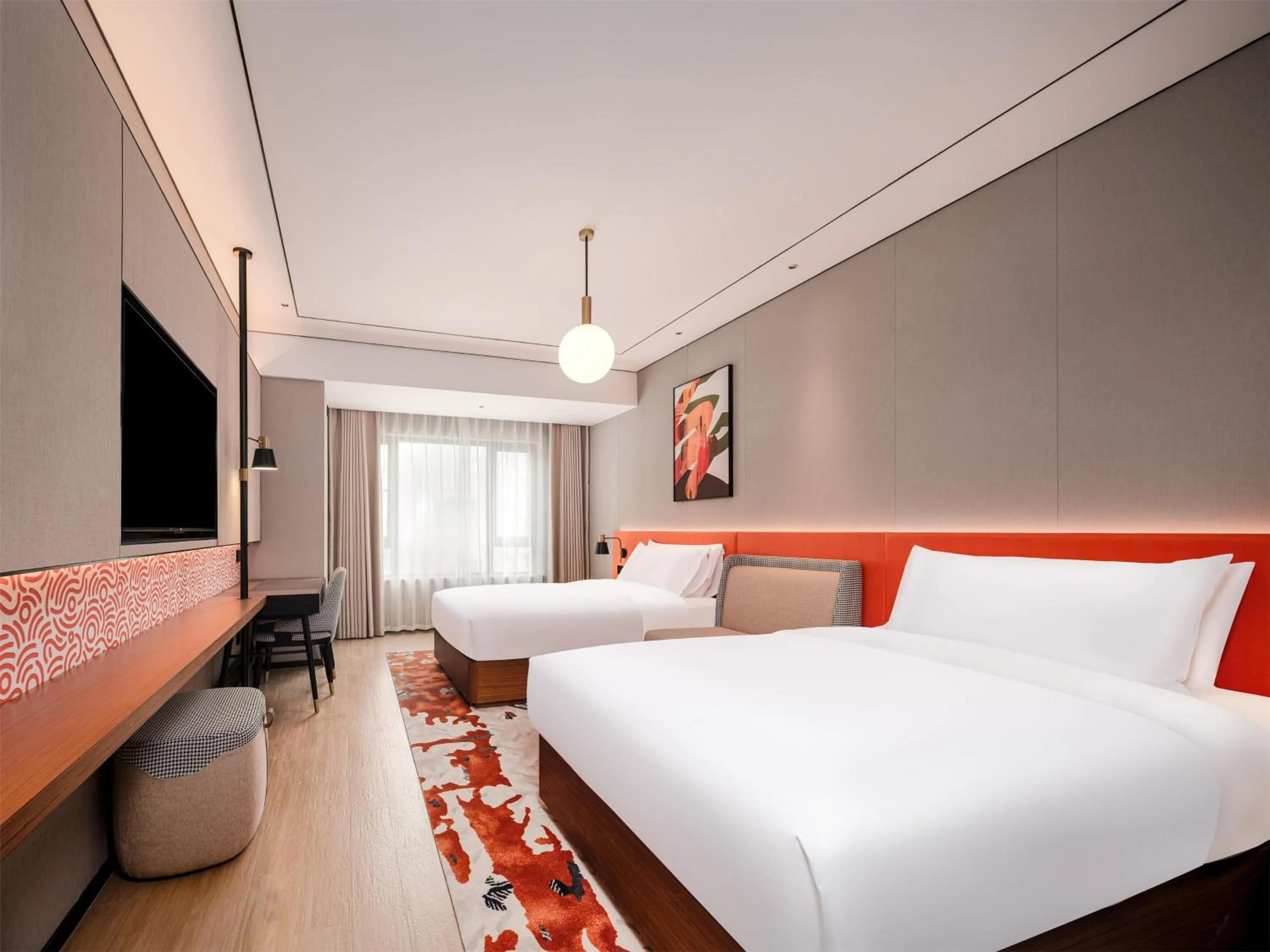 Bed in Hilton Garden Inn Taiyuan Jiefang Road