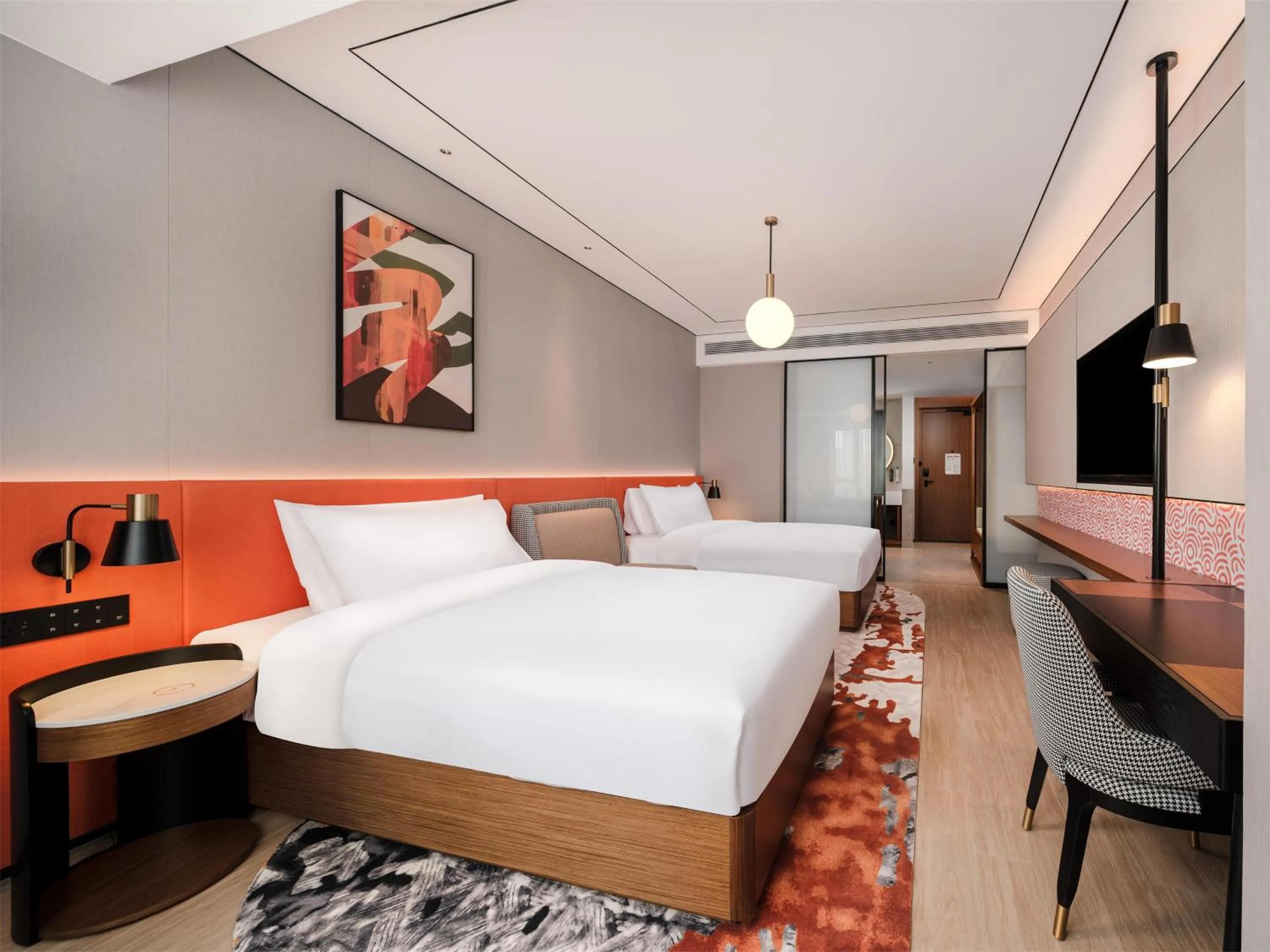 Bed in Hilton Garden Inn Taiyuan Jiefang Road