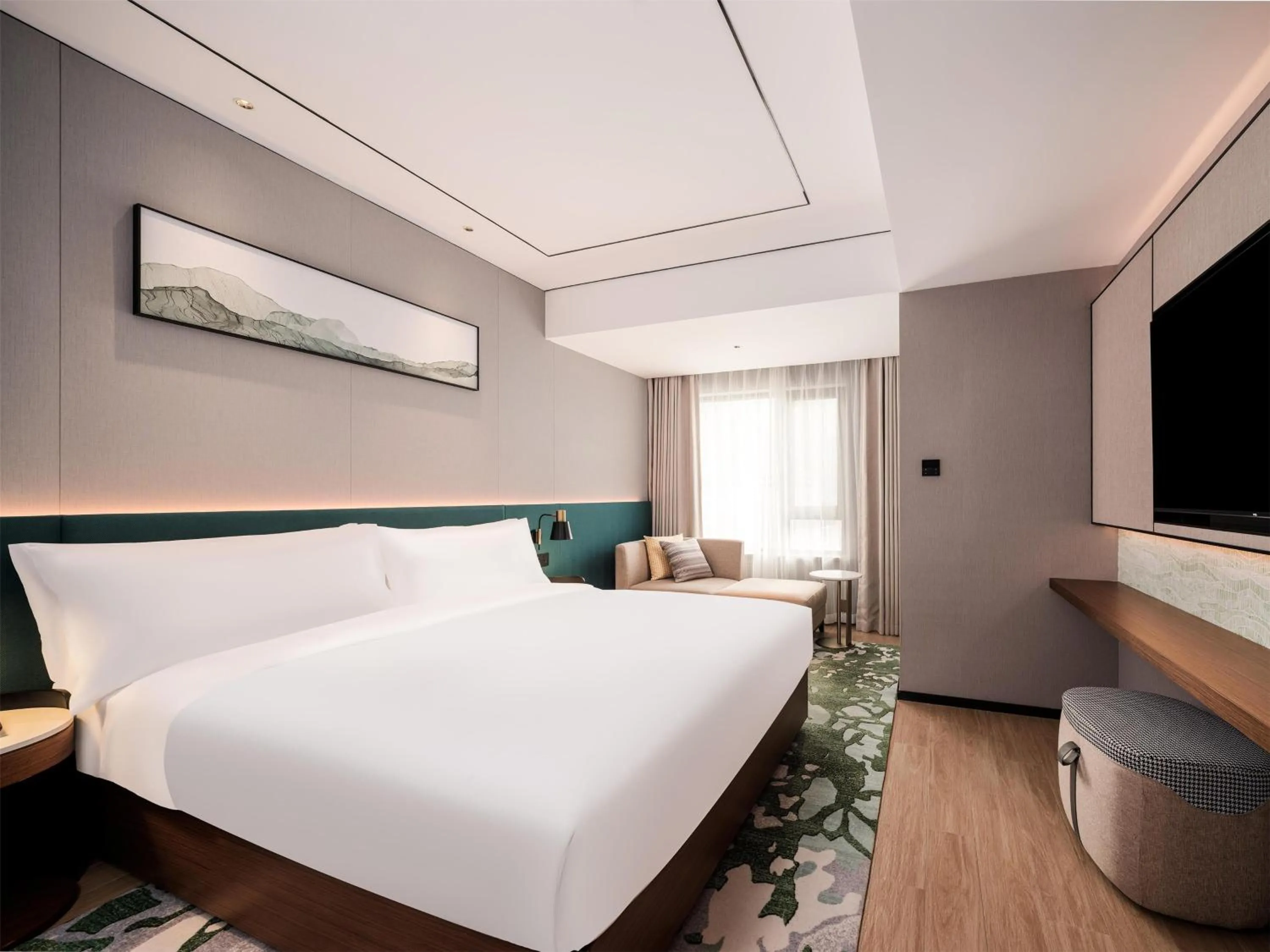 Bed in Hilton Garden Inn Taiyuan Jiefang Road