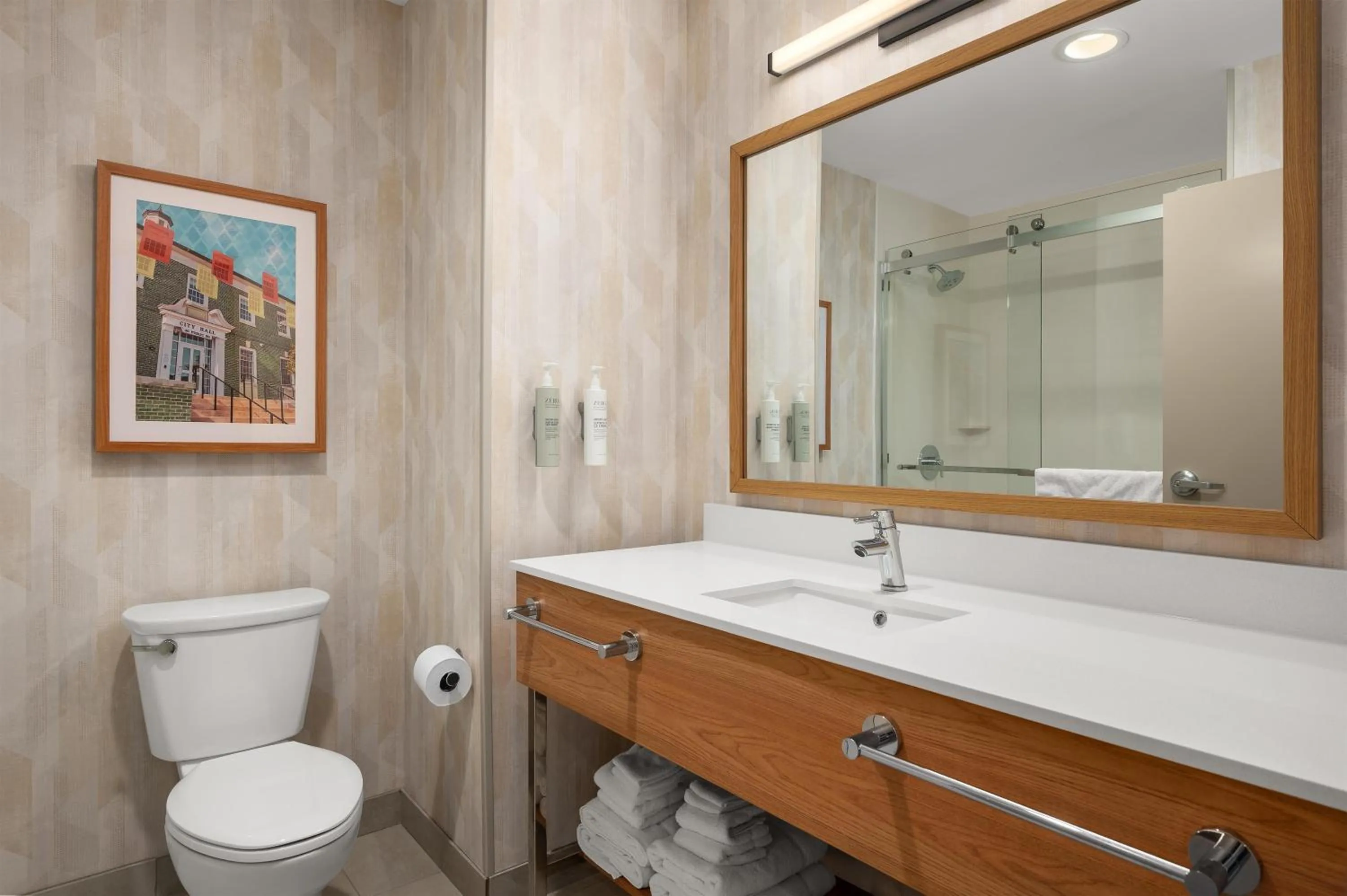 Bathroom in Hampton Inn & Suites By Hilton Port Clinton Catawba Island