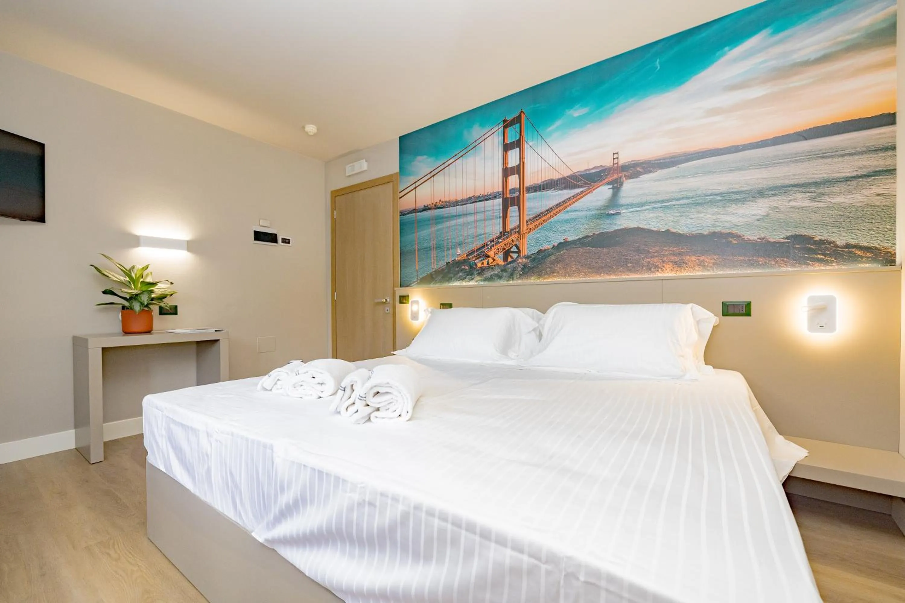 Photo of the whole room, Bed in Hotel Ristorante Val America