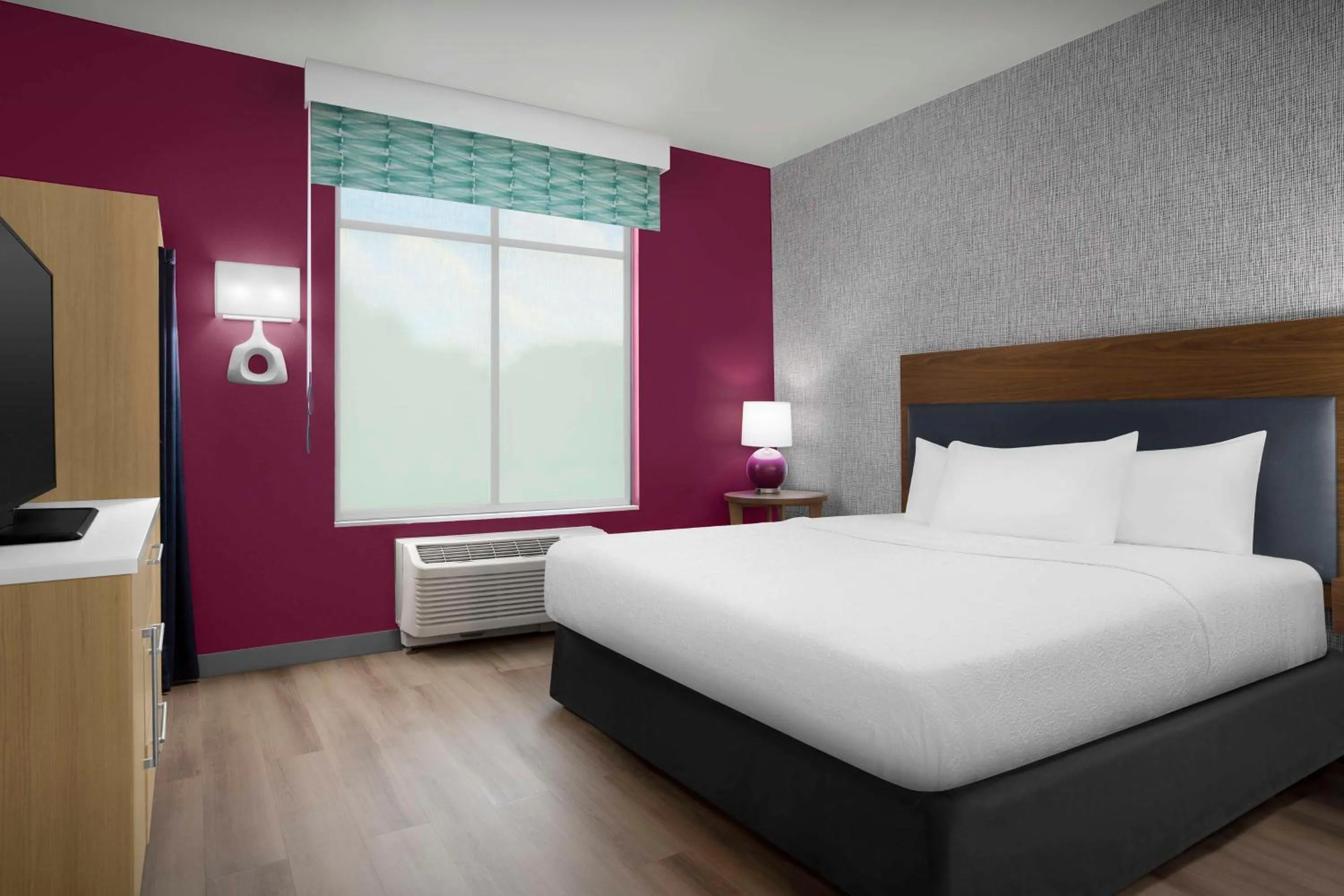 Photo of the whole room, Bed in Home2 Suites by Hilton Clarksville/Ft. Campbell