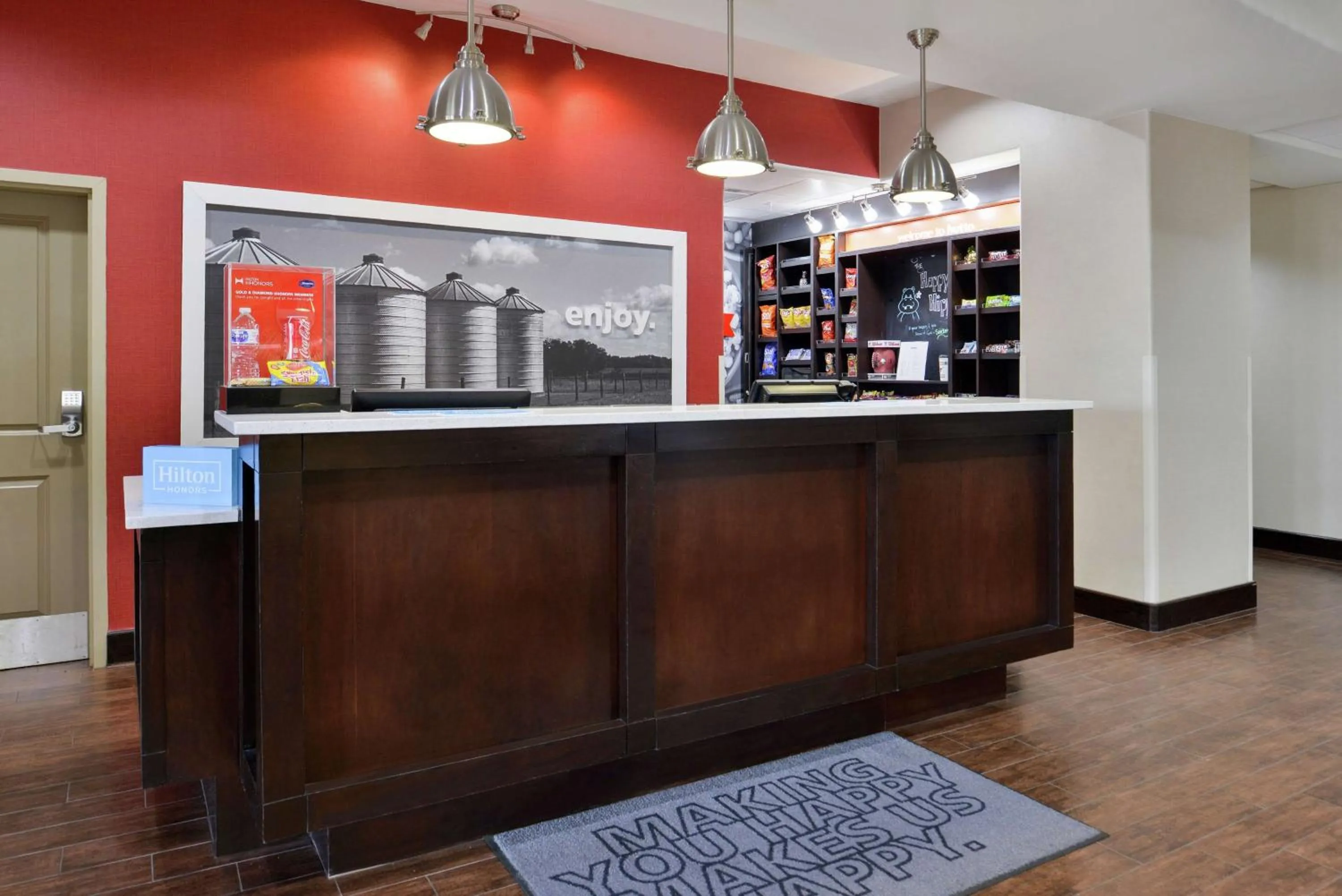 Lobby or reception in Hampton Inn and Suites Hutto