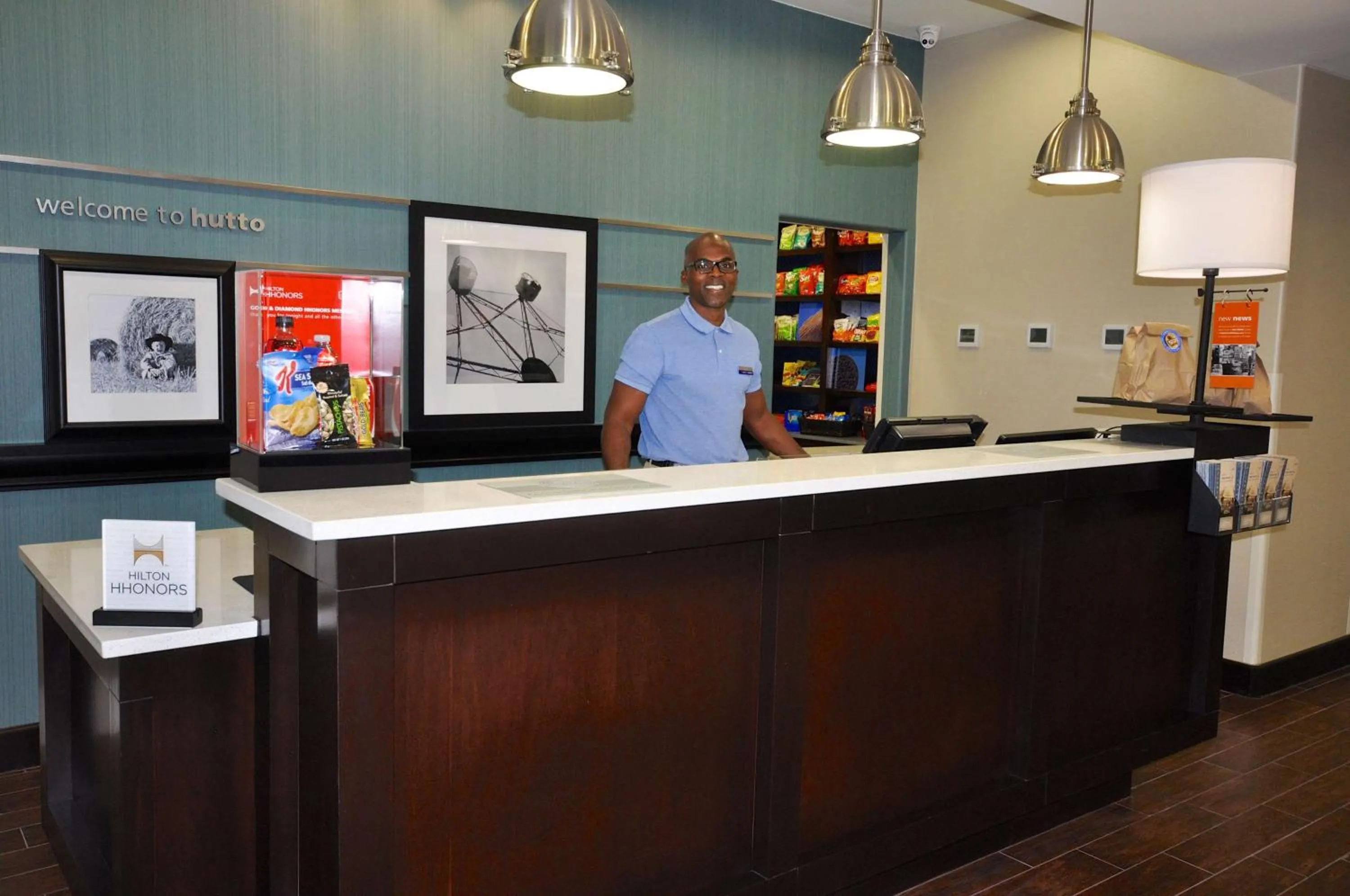 Lobby or reception in Hampton Inn and Suites Hutto
