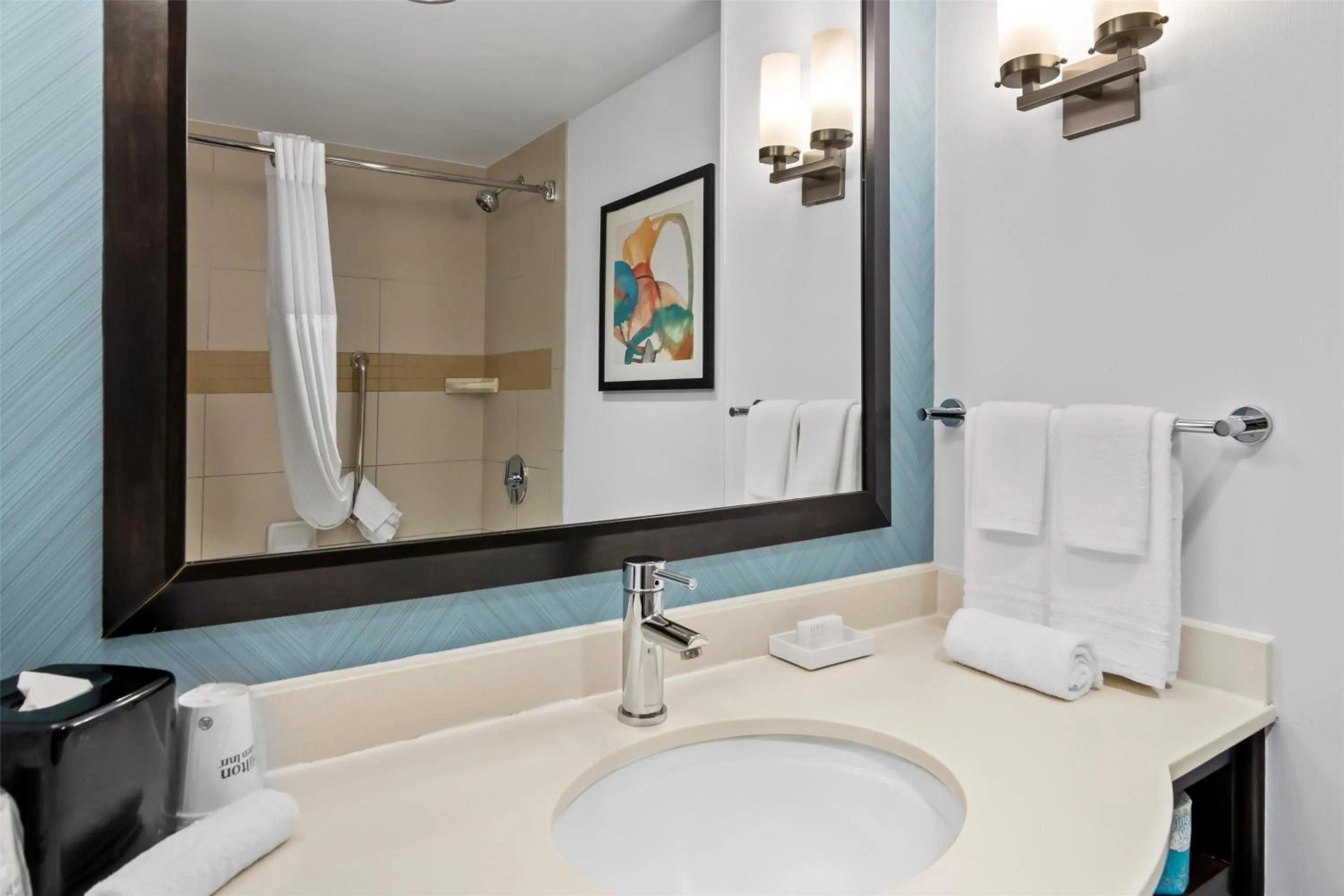 Bathroom in Hilton Garden Inn Chicago Downtown Riverwalk