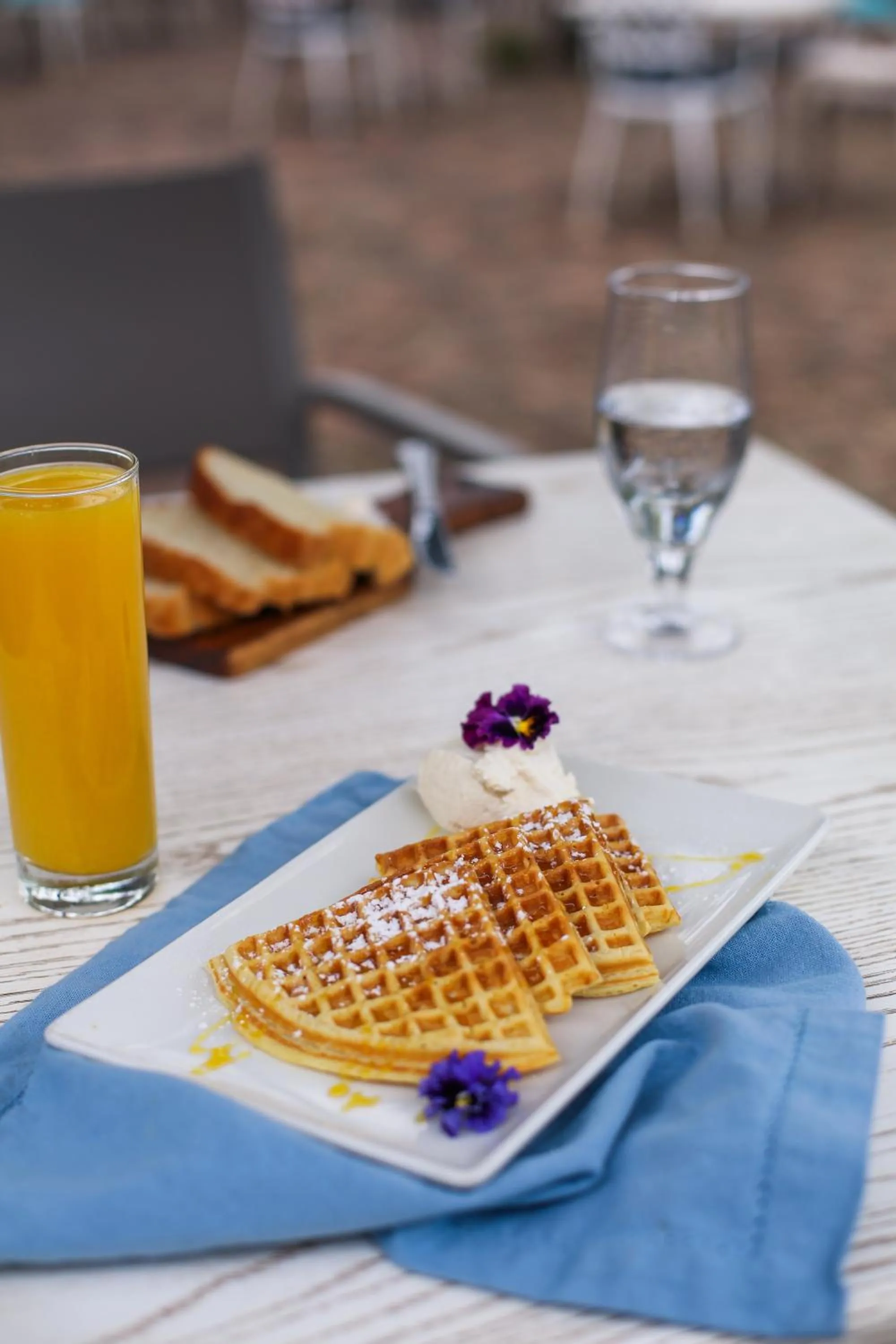 Food close-up in Le Pommier Wine Estate