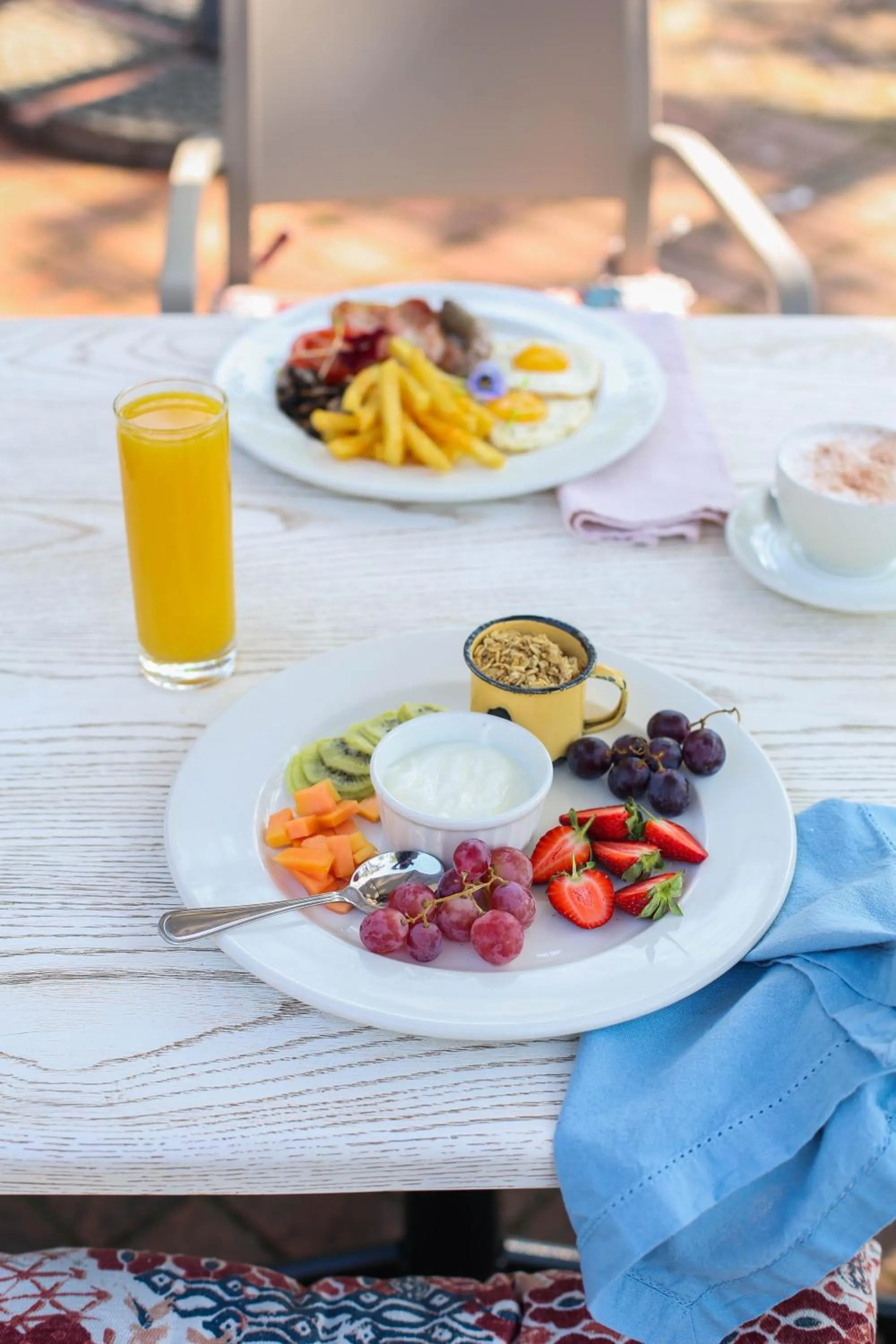 Breakfast in Le Pommier Wine Estate