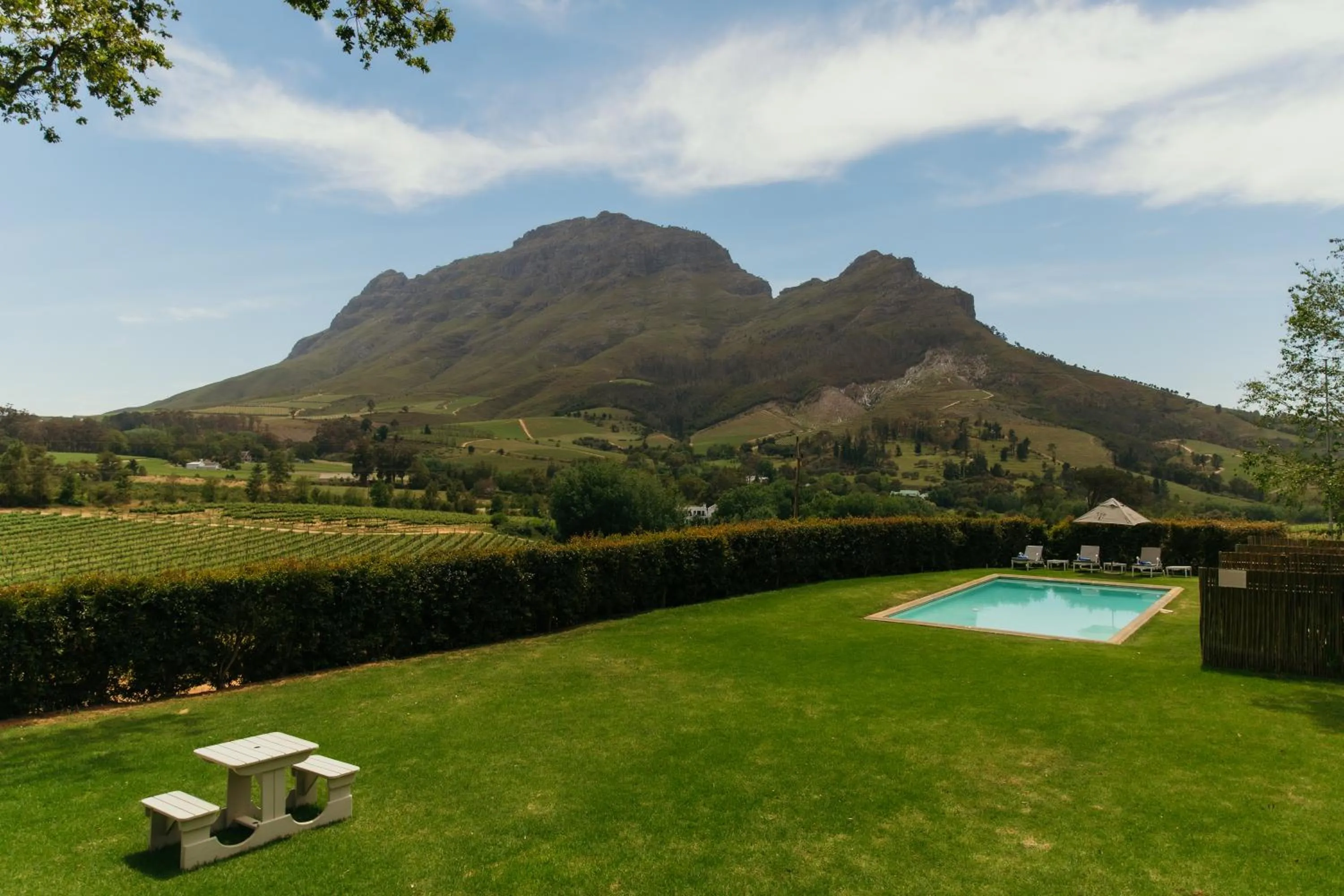 Garden in Le Pommier Wine Estate