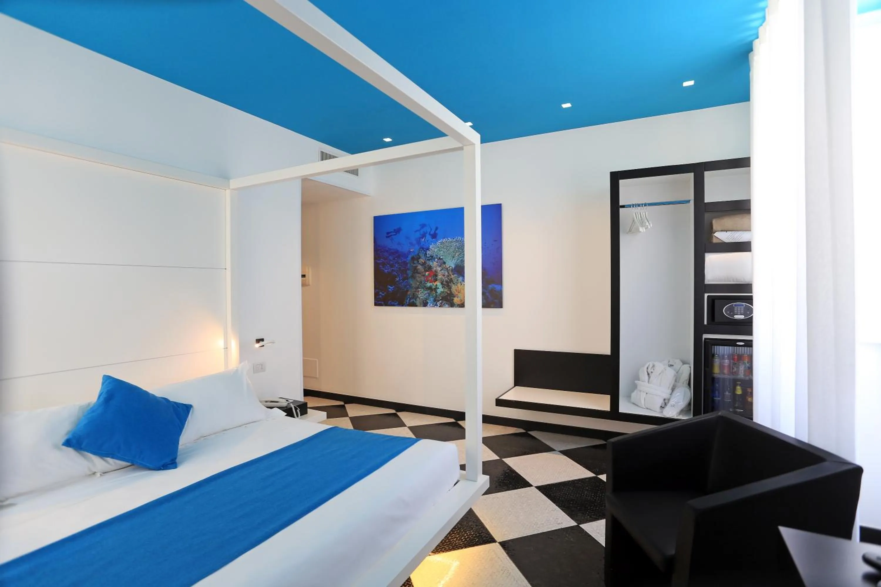 Bed in Zafran Boutique Hotel