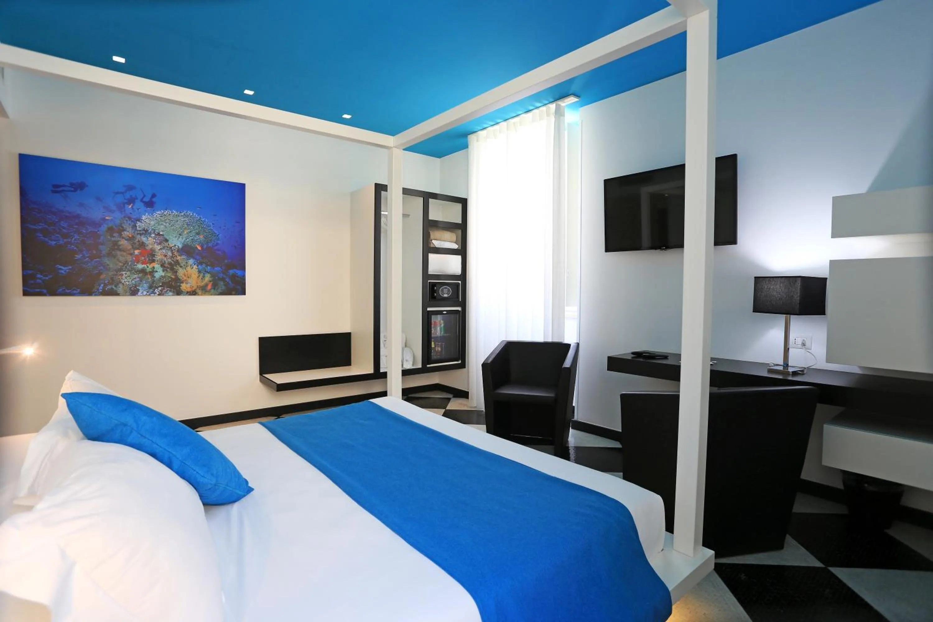 Bed in Zafran Boutique Hotel