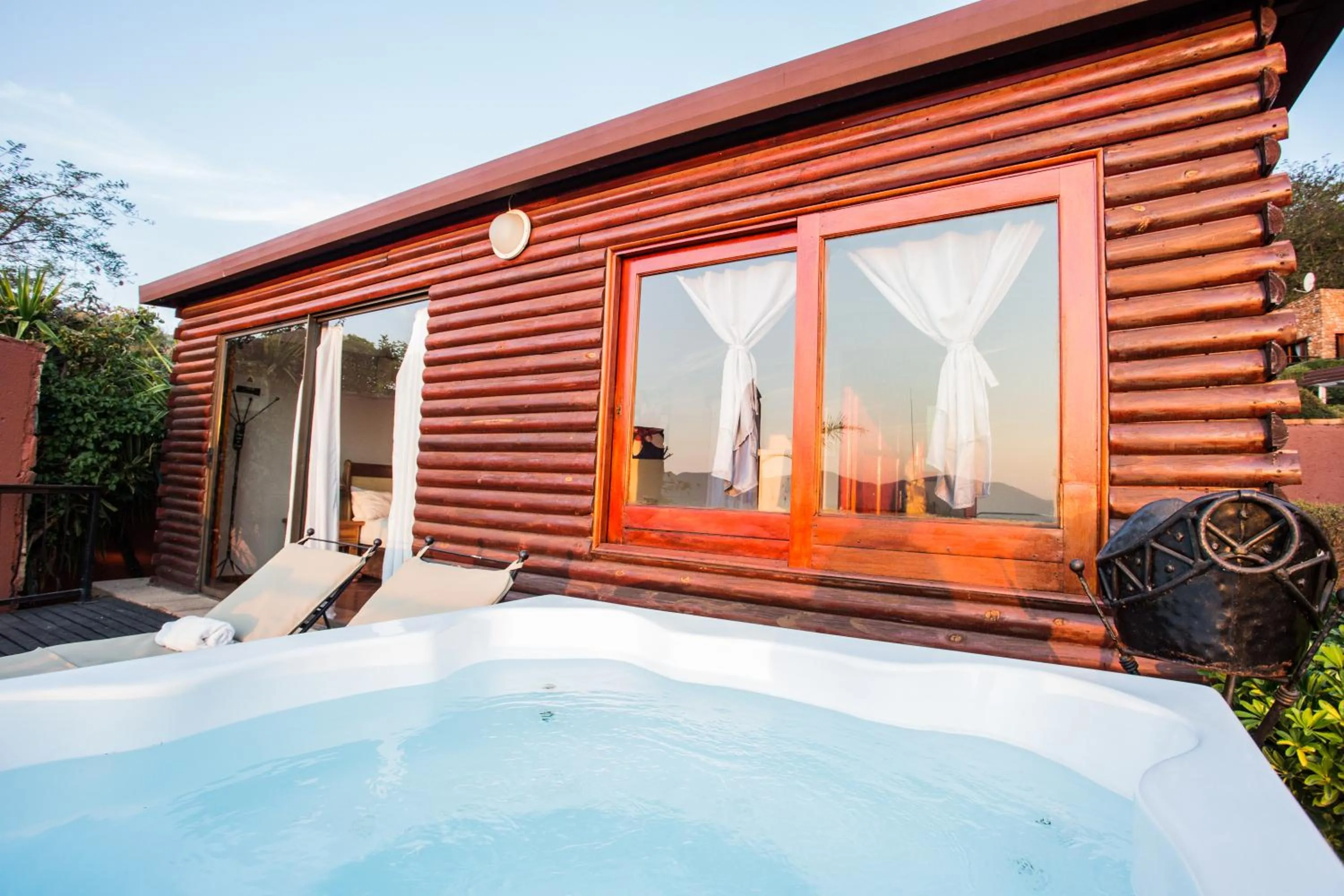 Patio in La Montagne Guest Lodge