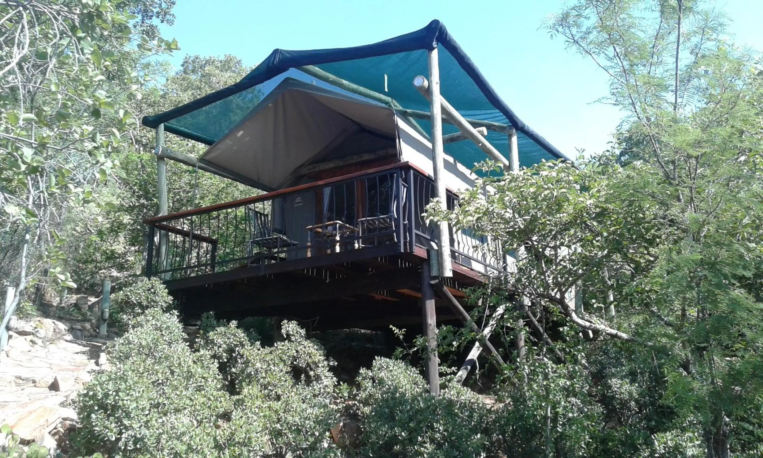 Garden in La Montagne Guest Lodge