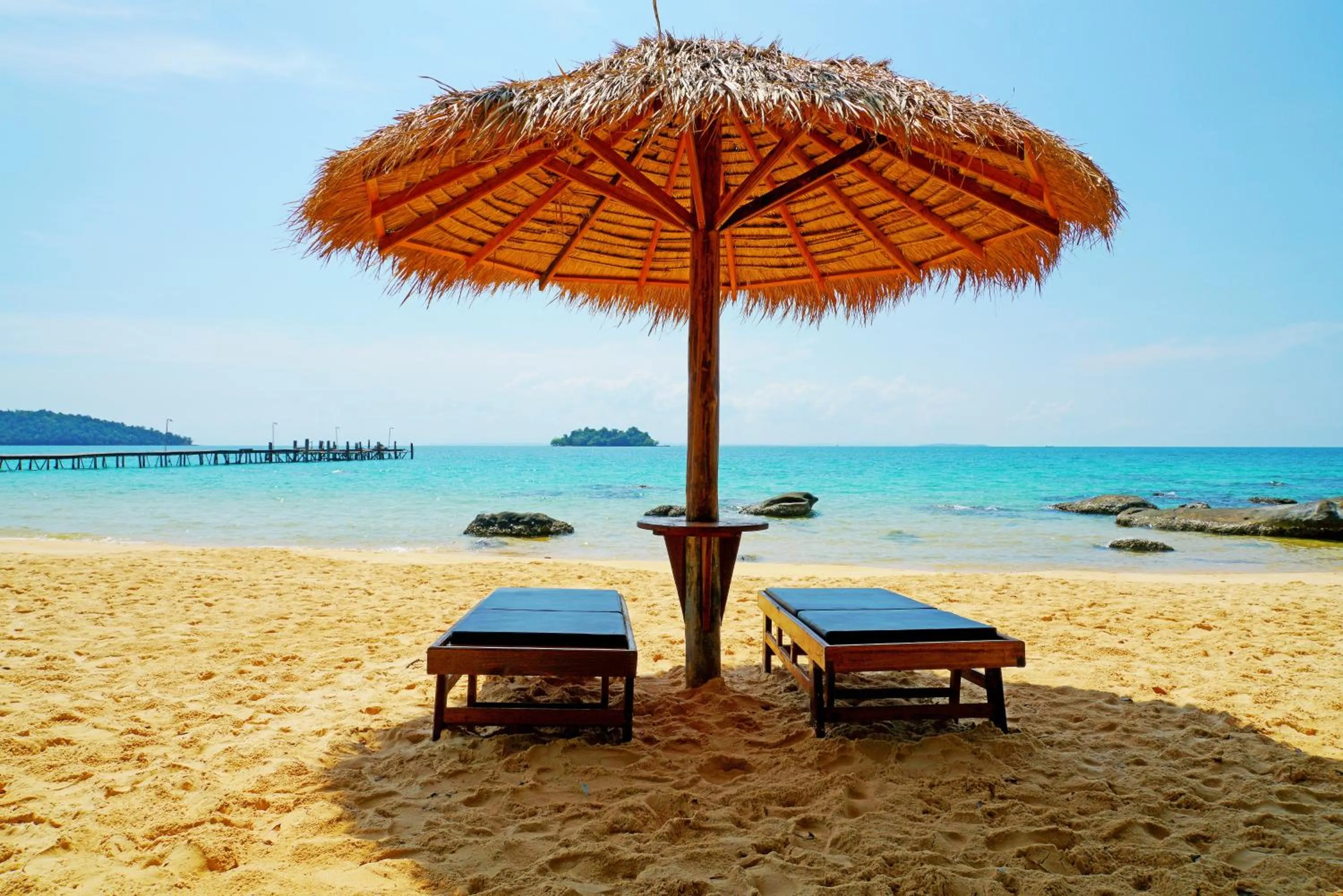 Beach in Tree House Bungalows