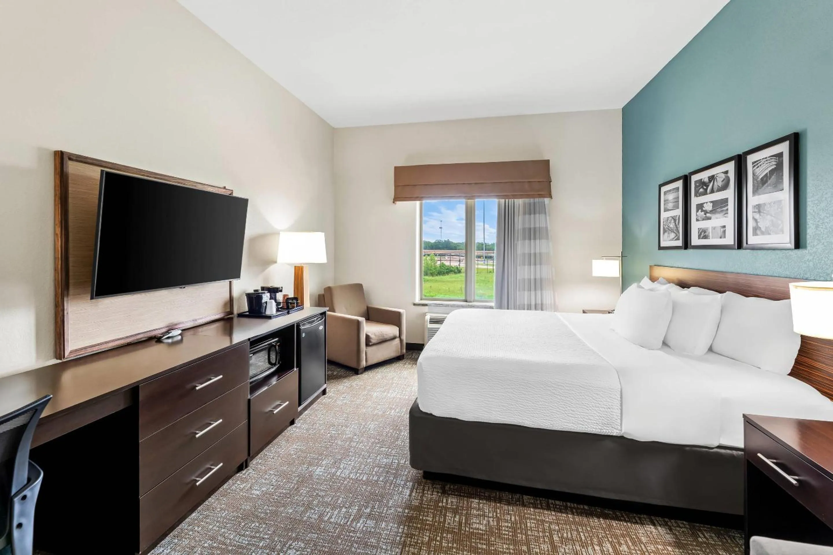 Bedroom, Bed in Sleep Inn Lufkin