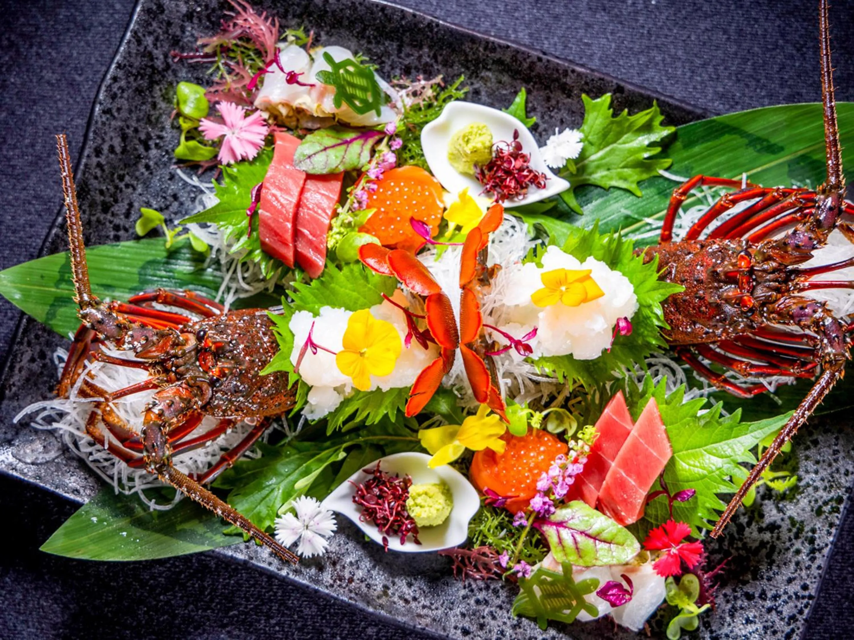 Dinner in Kameyama Onsen Hotel