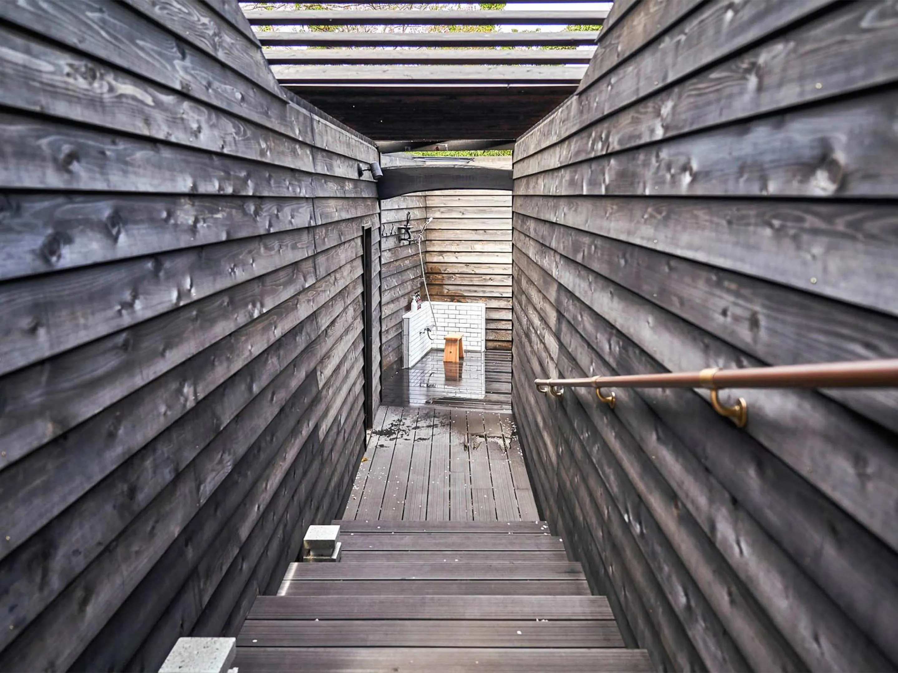 Hot Spring Bath in Kameyama Onsen Hotel