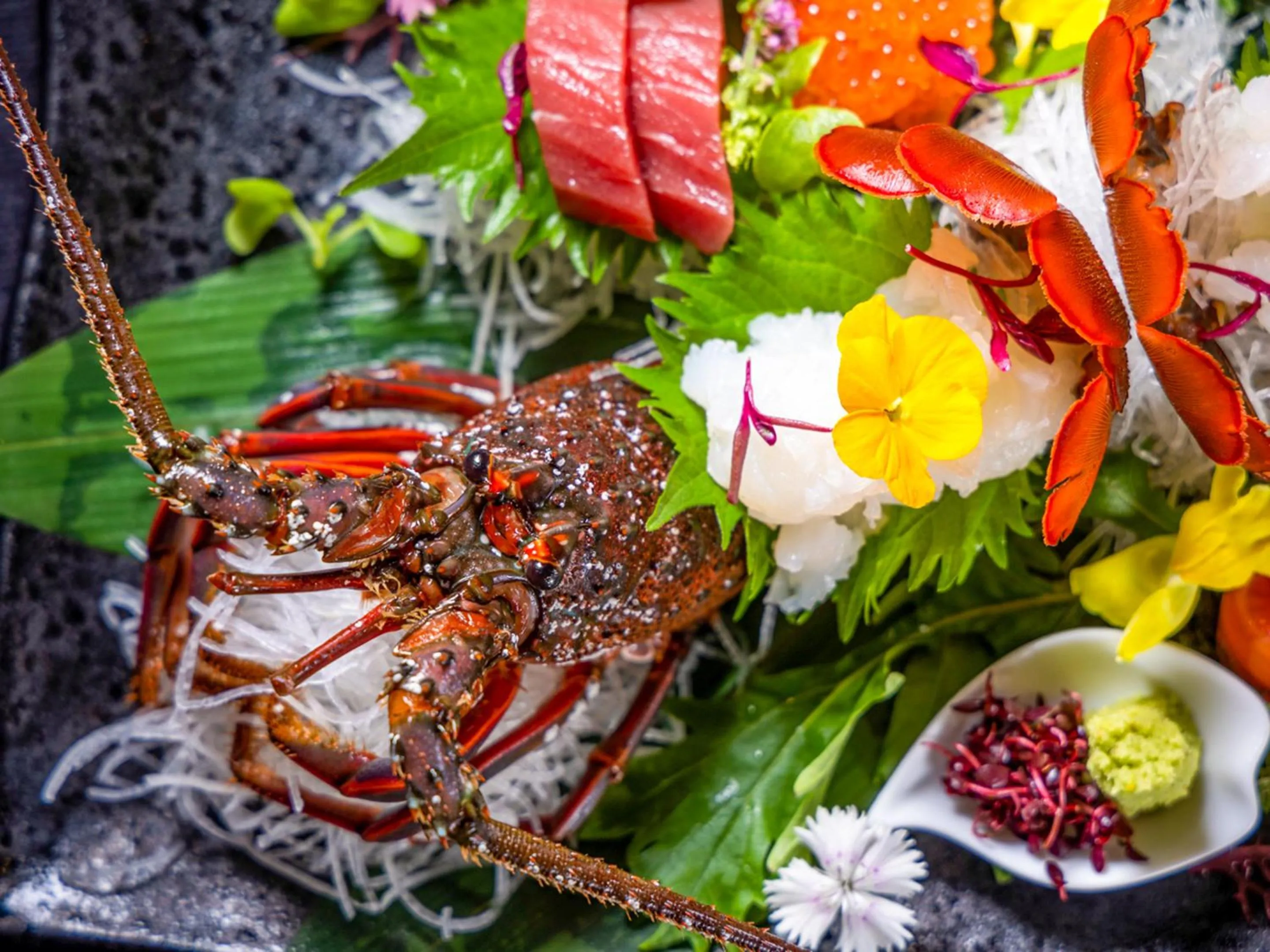 Dinner in Kameyama Onsen Hotel