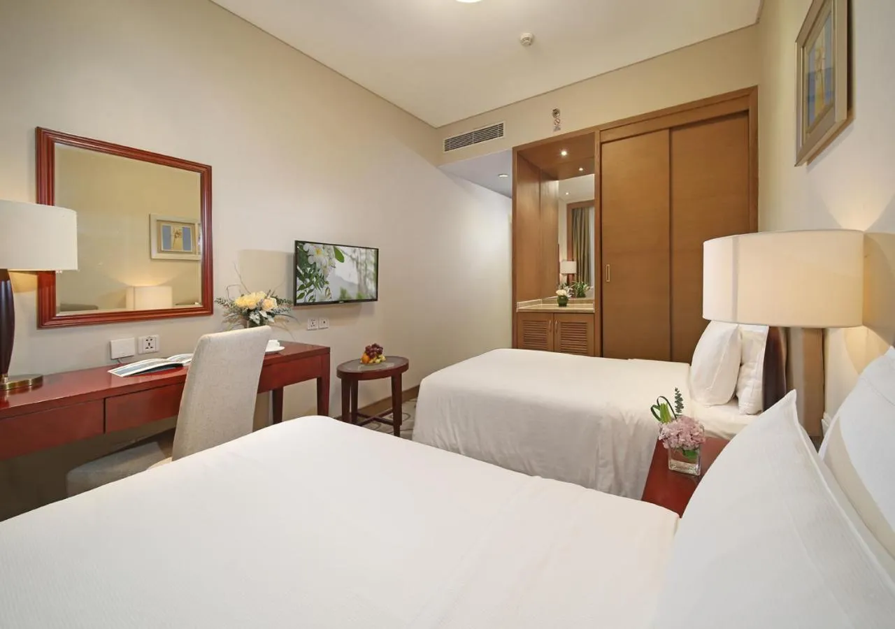 Bedroom, Bed in City Hotel Xiamen-Free Welcome Fruits