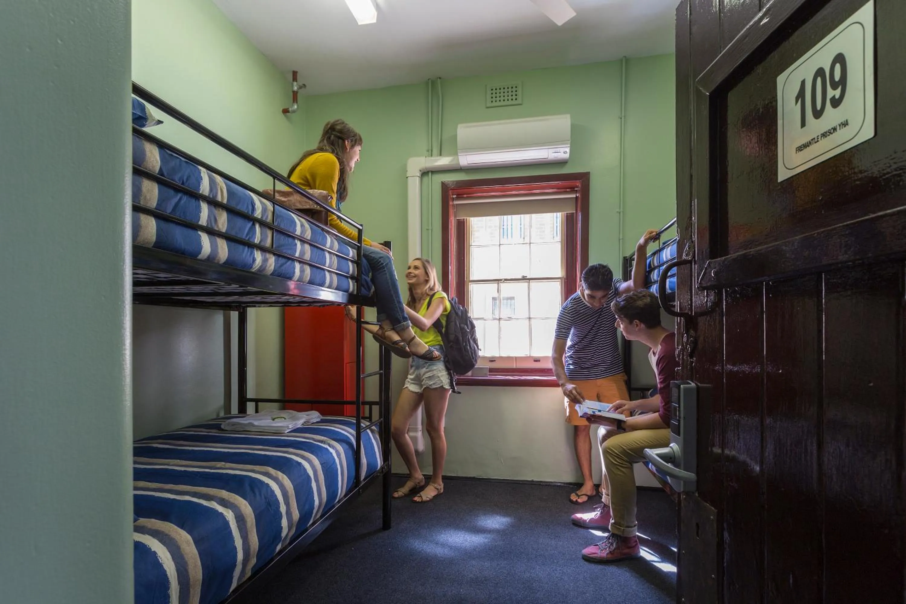 Bedroom, Bed in YHA Fremantle Prison