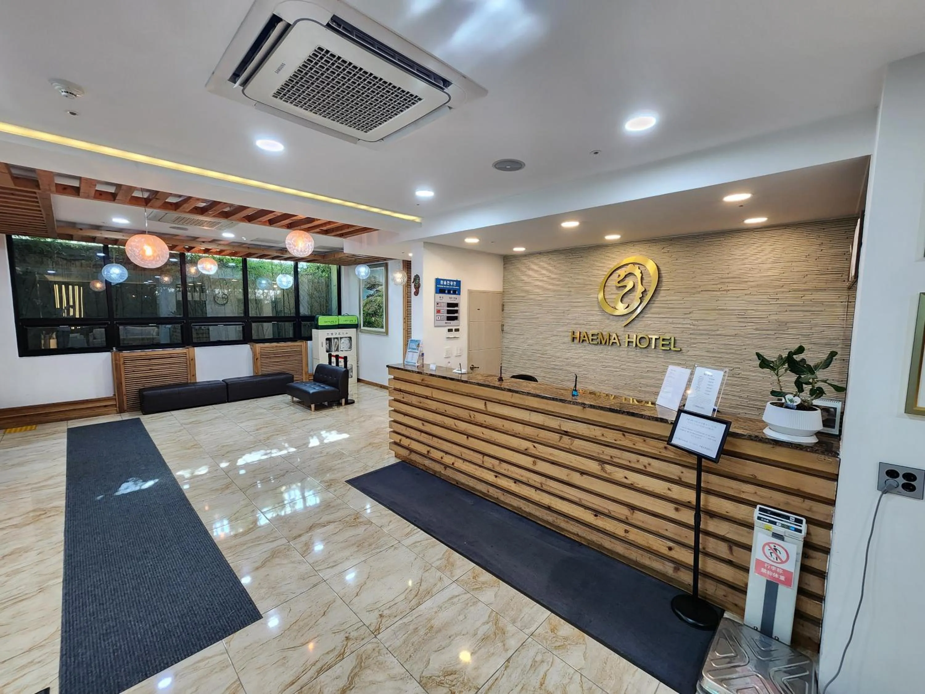 Lobby or reception in Hotel Haema