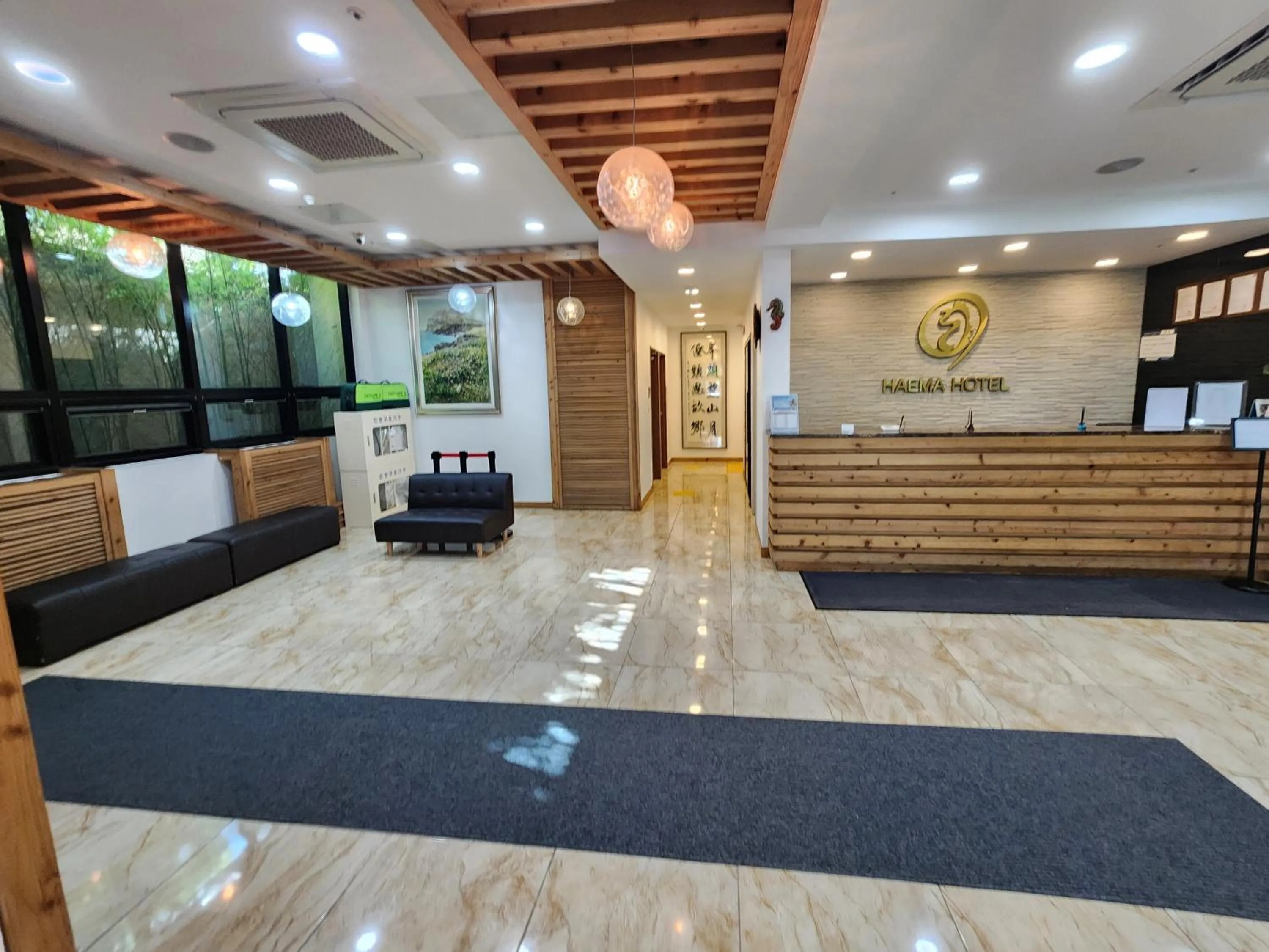 Lobby or reception in Hotel Haema